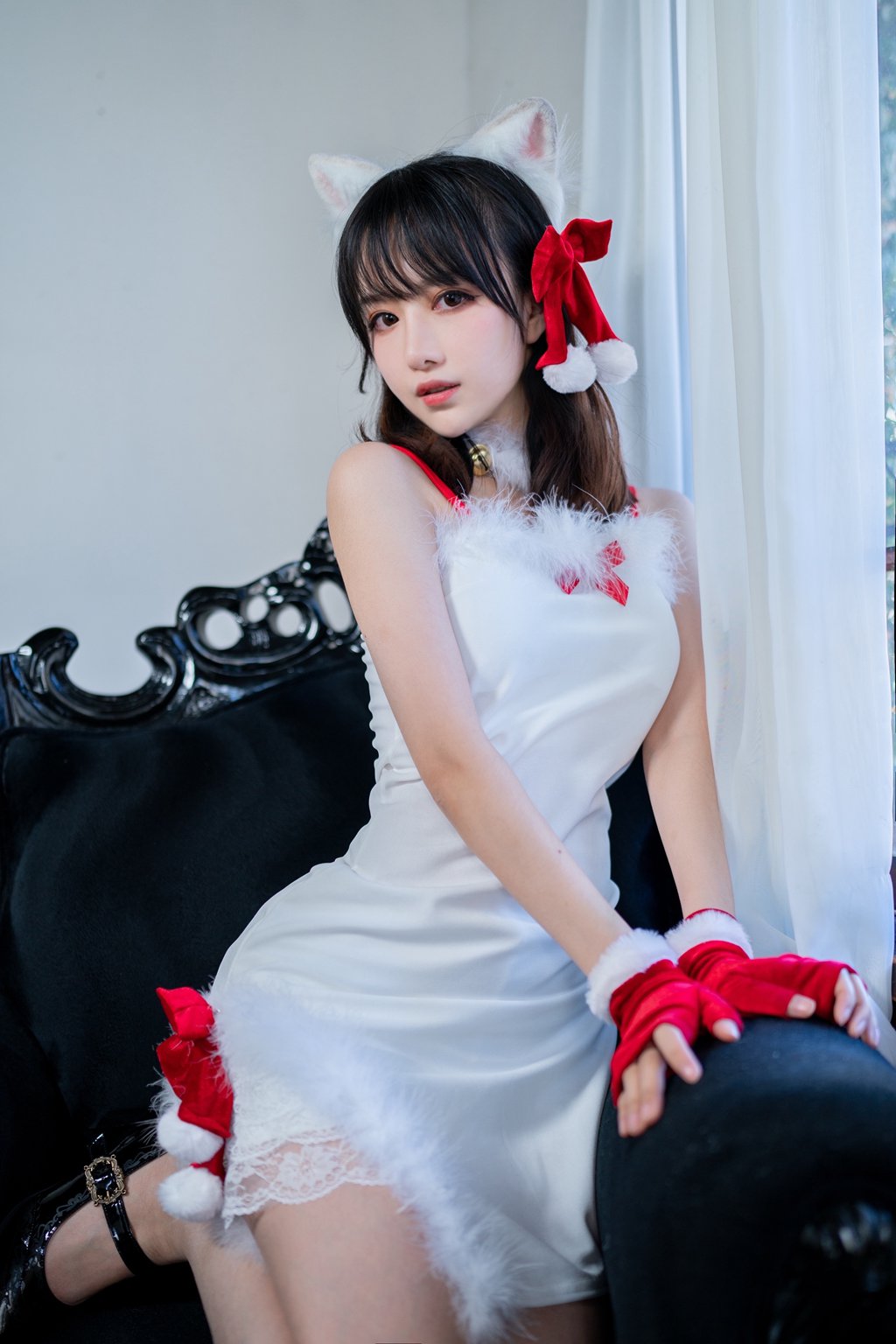 人气动漫Coser@Shika小鹿鹿 圣诞四套合集[42P-106M] 网红写真-第1张