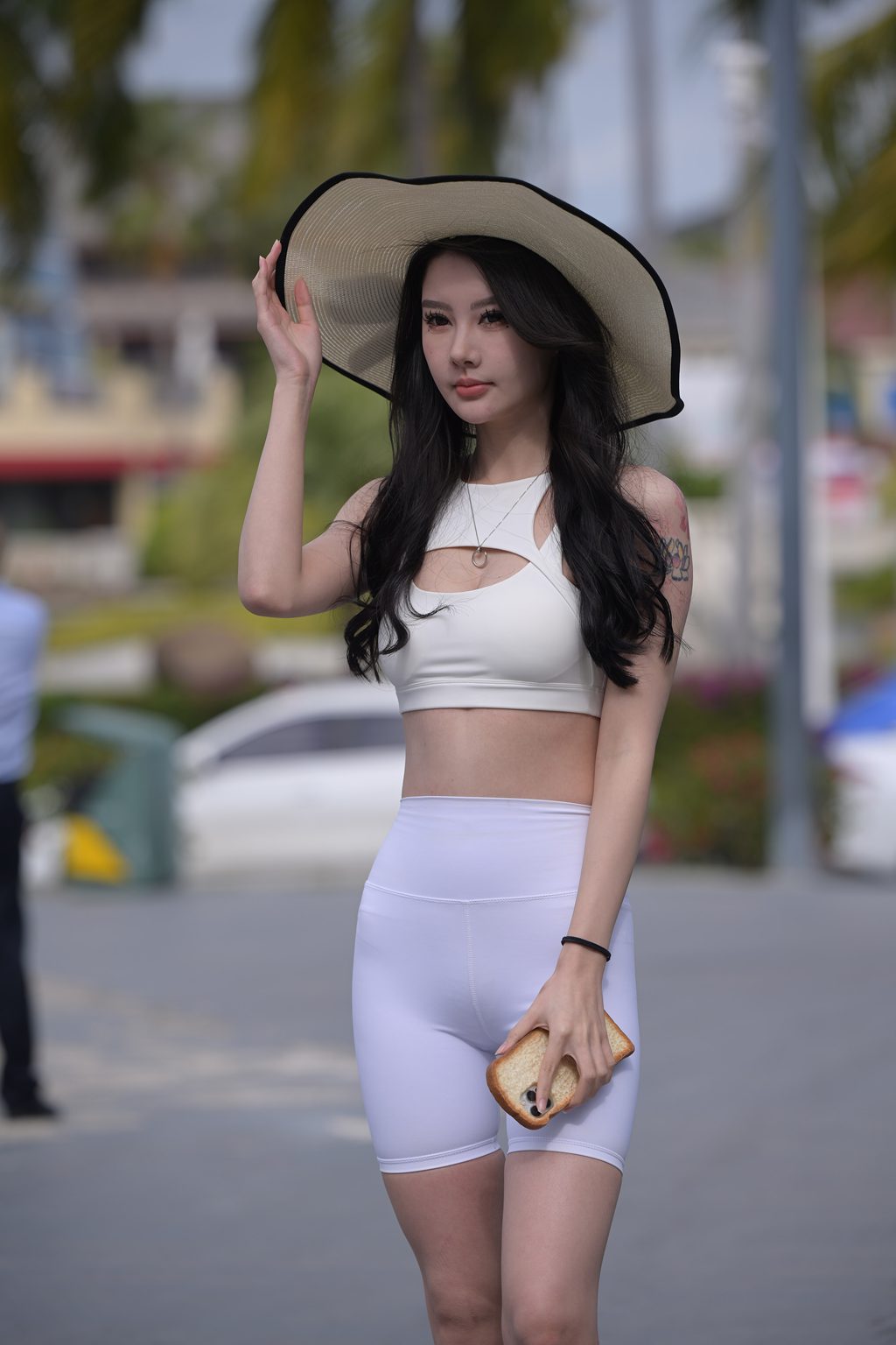 魔镜街拍 NO.262-精选街拍-不吃鸡蛋街拍作品 – 白色短裤美女[715P/732MB] 其它写真-第1张