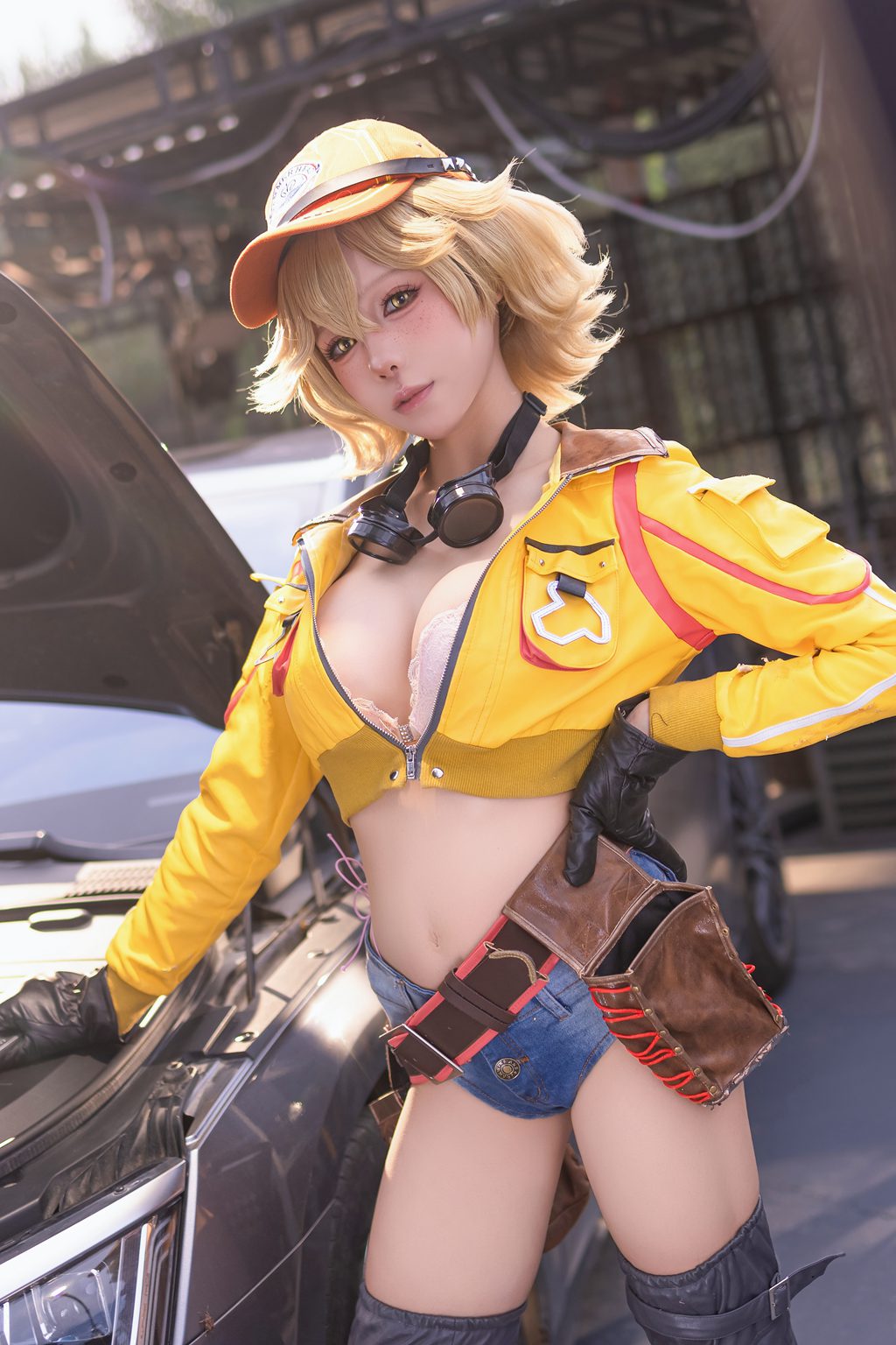 网紅博主@咬一口兔娘(黏黏团子兔) 03月作品FF15-希德妮奥拉姆[95P-1V-2.01G] 网红写真-第1张