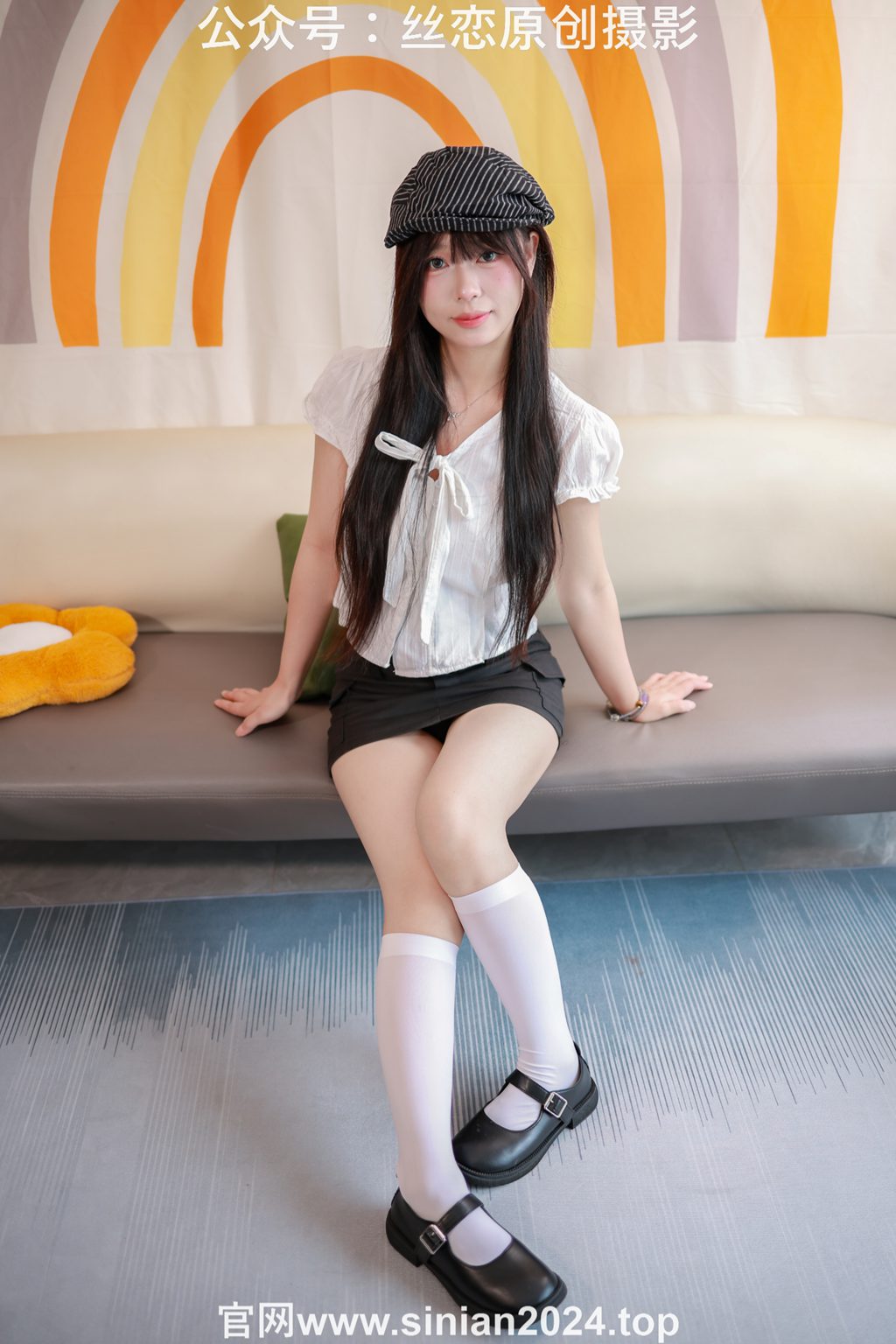 [丝恋摄影] NO.071 泡芙 短白丝，小皮鞋，休闲装（花絮版）[331P/1V/4.42G] 丝恋摄影-第1张