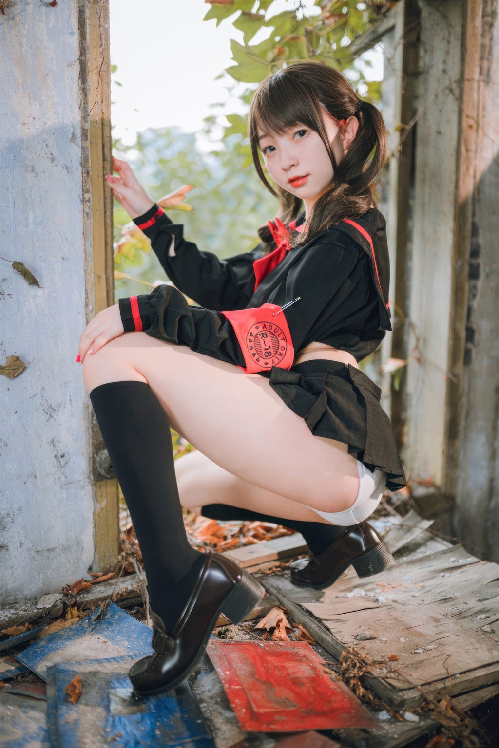 动漫博主@花铃 南半球JK [120P/1.07GB] 网红写真-第1张