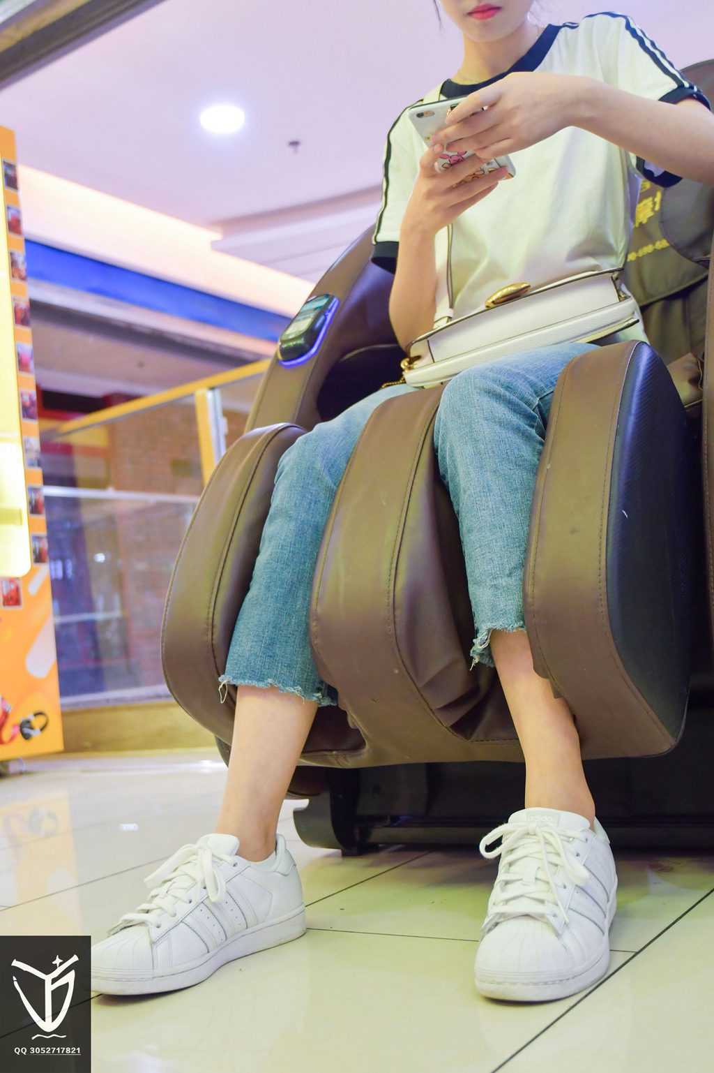 YJ街拍 -NO.024 超市兼职女生的纯白贝壳头（素人）[148P/101MB] YJ-第2张