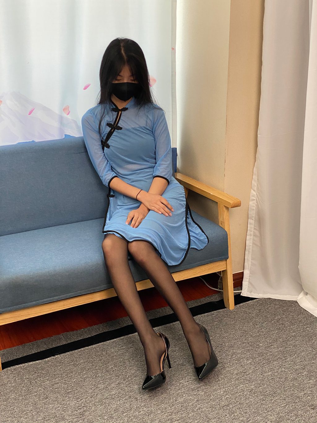 三禾摄影 NO.064 薄丝旗袍 嘿丝 高跟 [245P/1.35GB] 三禾摄影-第1张