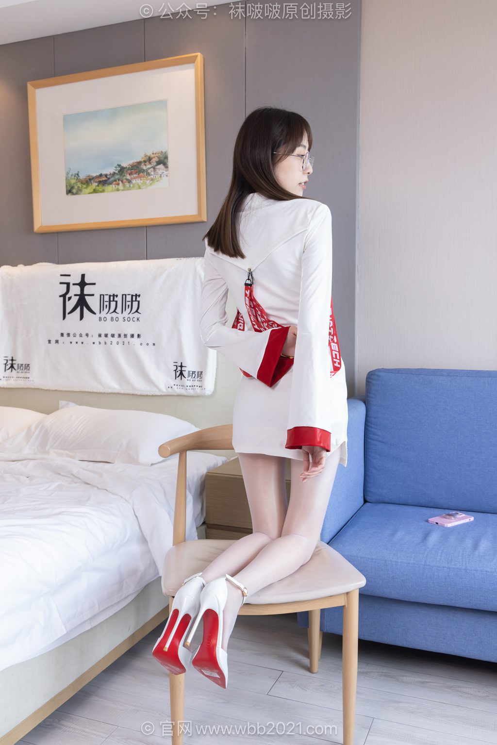 [BoBoSocks袜啵啵] NO.627 稚予-高跟鞋、板鞋、油亮薄白丝 [145P/1V/5.45GB] 年费专享-第4张