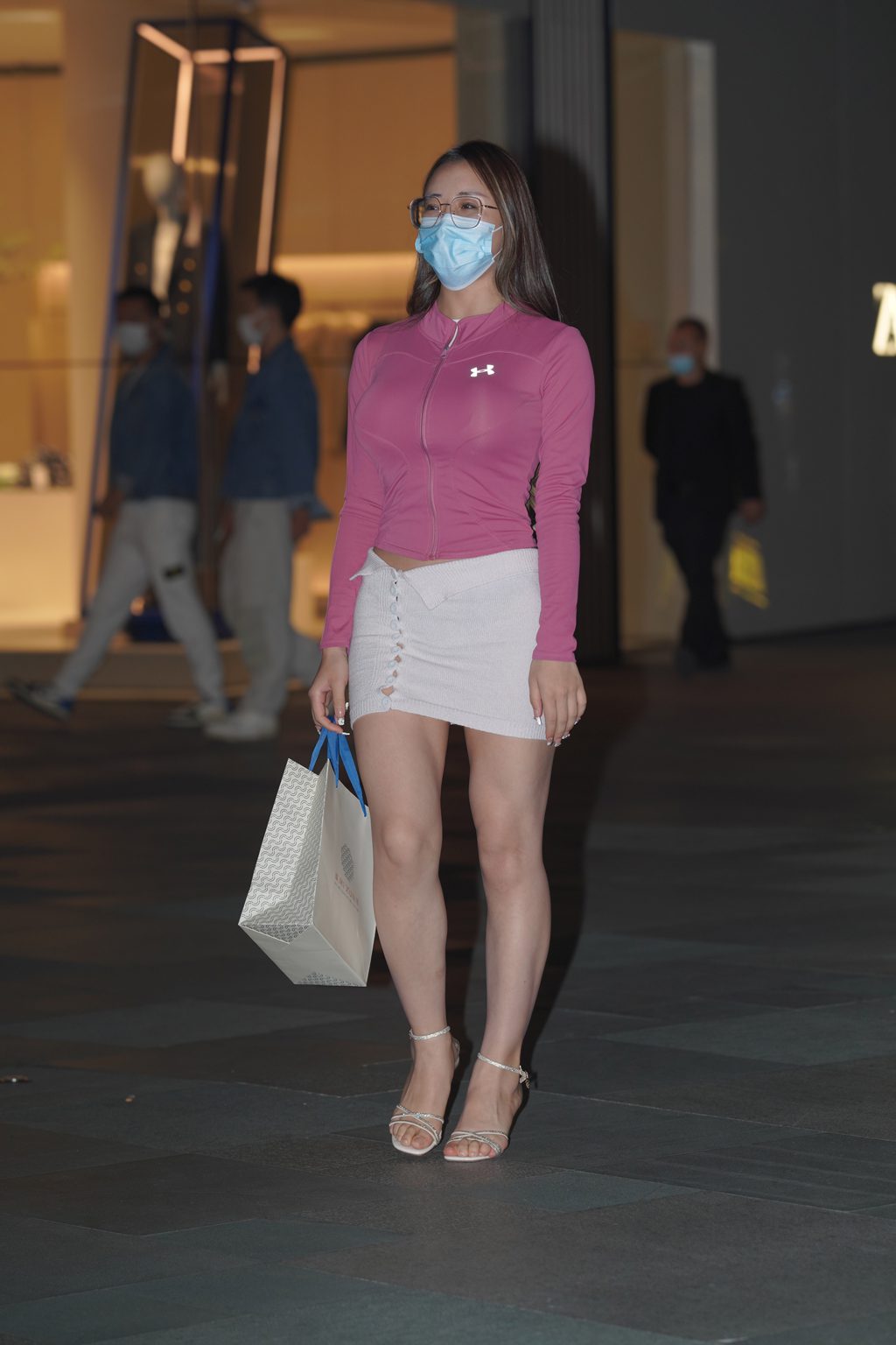 魔镜街拍 NO.316-精选街拍-白色包臀裙美女[234P/69MB] 其它写真-第4张