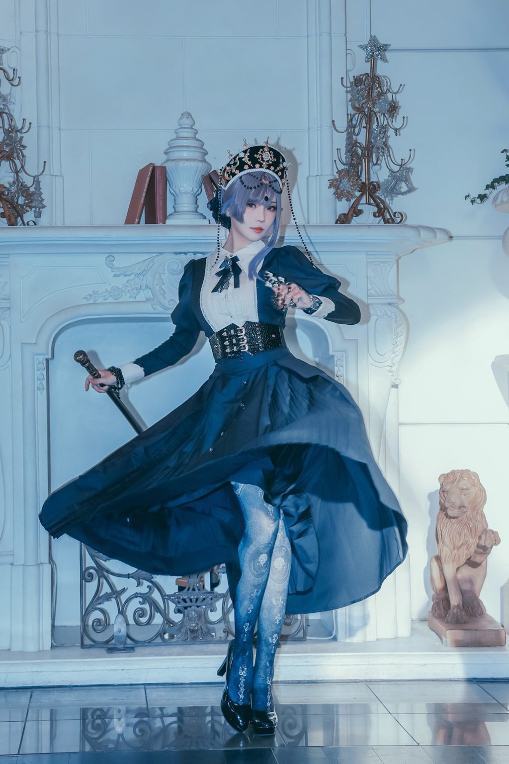 台湾Coser@ElyEE子 2024年10月订阅 (3／3套) Exorcist Witch驅魔魔女 [33P2V56MB] 网红写真-第4张