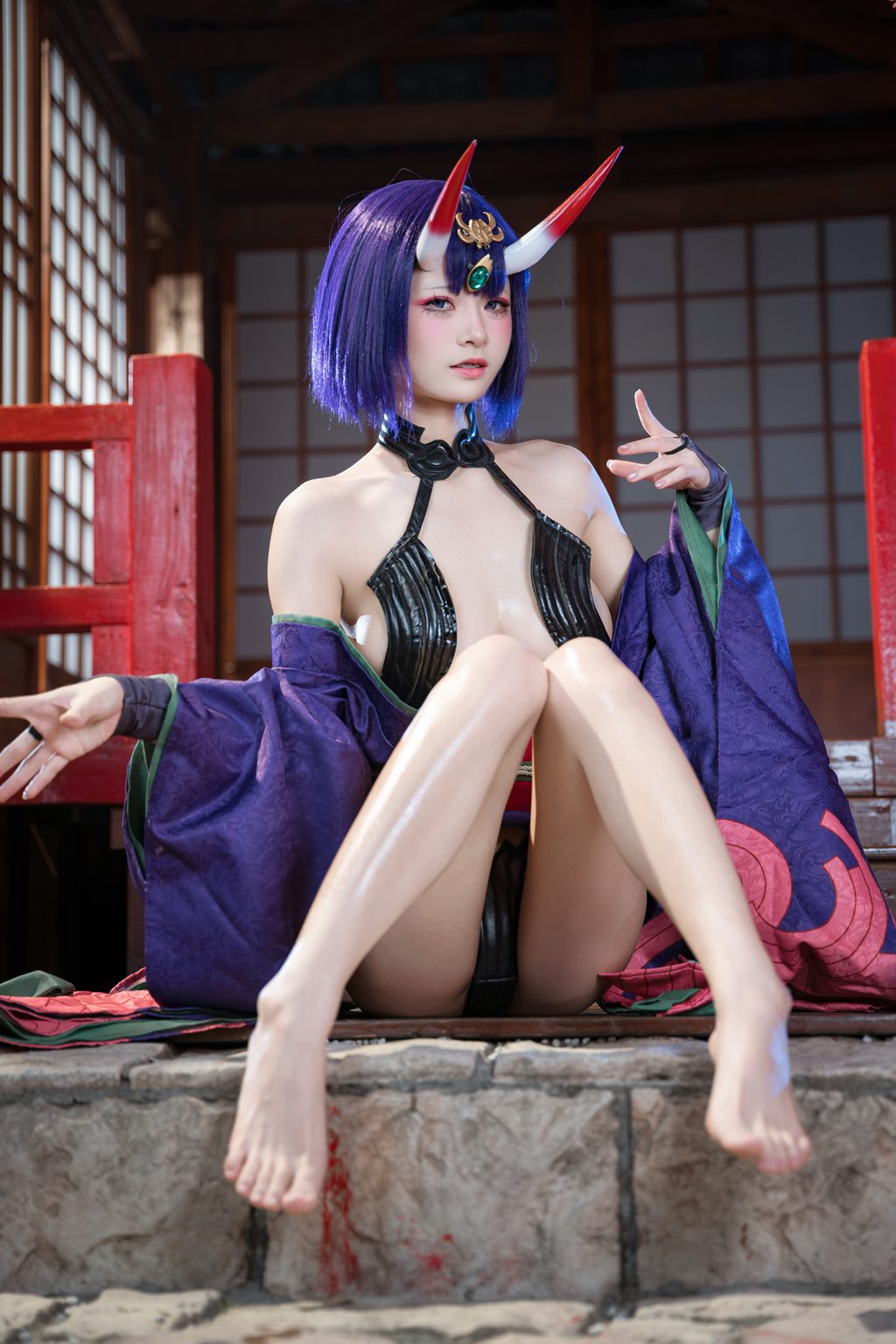 人气Coser@九柒喵 酒吞童子 原皮 (FGO) [91P/700MB] 网红写真-第4张