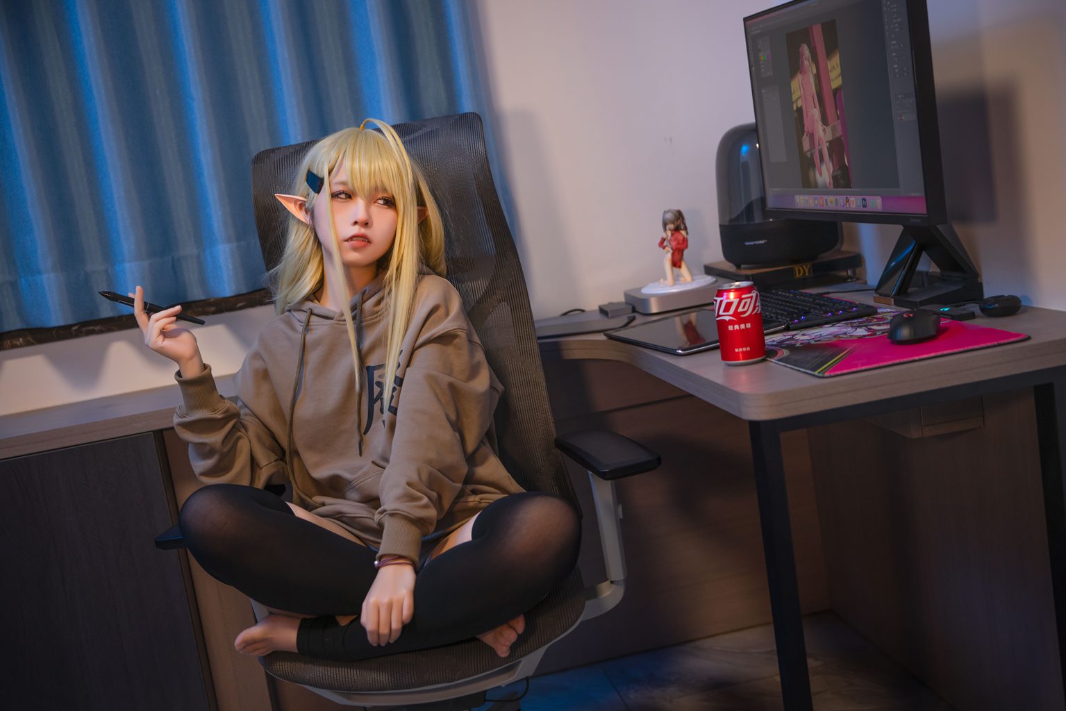 动漫博主@G44不会受伤 水兰儿宅T[23P-293M] 网红写真-第4张