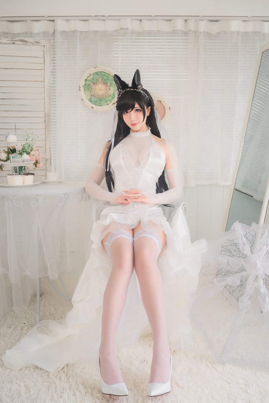 知名动漫博主@九曲Jean 爱宕婚纱 [41P-271MB] 网红写真-第4张