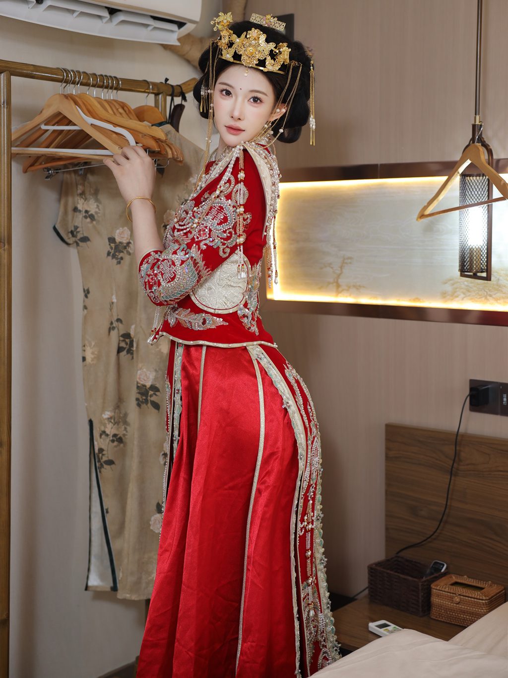 秀人模特@梨霜-内购无水印-新娘子[113P／505MB] 年费专享-第3张