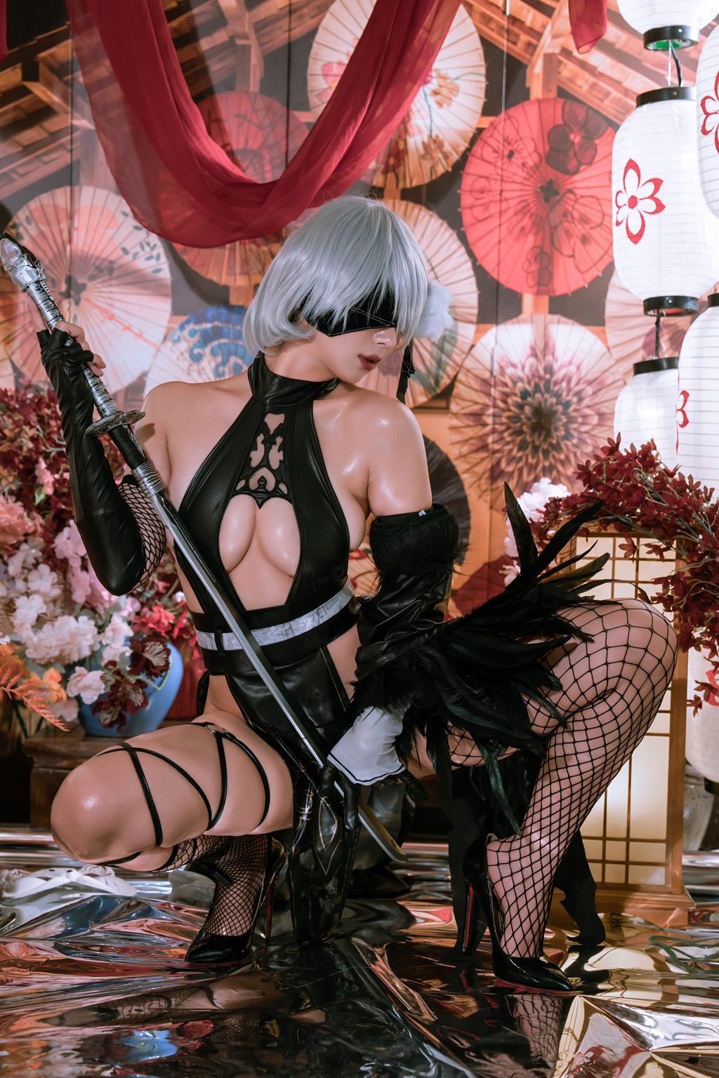 动漫Coser@云溪溪 2B YoRHa No.2 Type B 下 [195P/1.98G] 网红写真-第3张