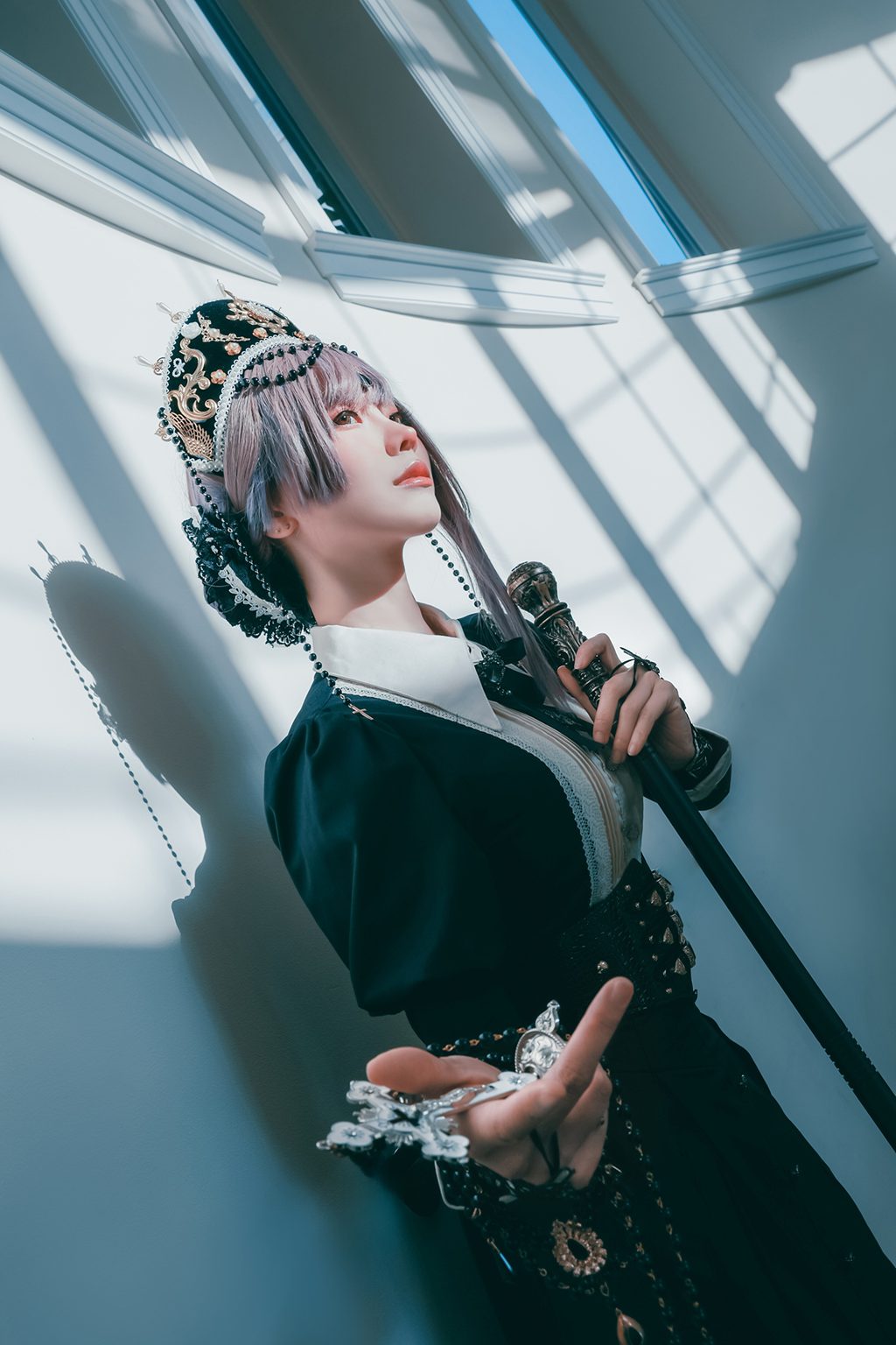 台湾Coser@ElyEE子 2024年10月订阅 (3／3套) Exorcist Witch驅魔魔女 [33P2V56MB] 网红写真-第3张