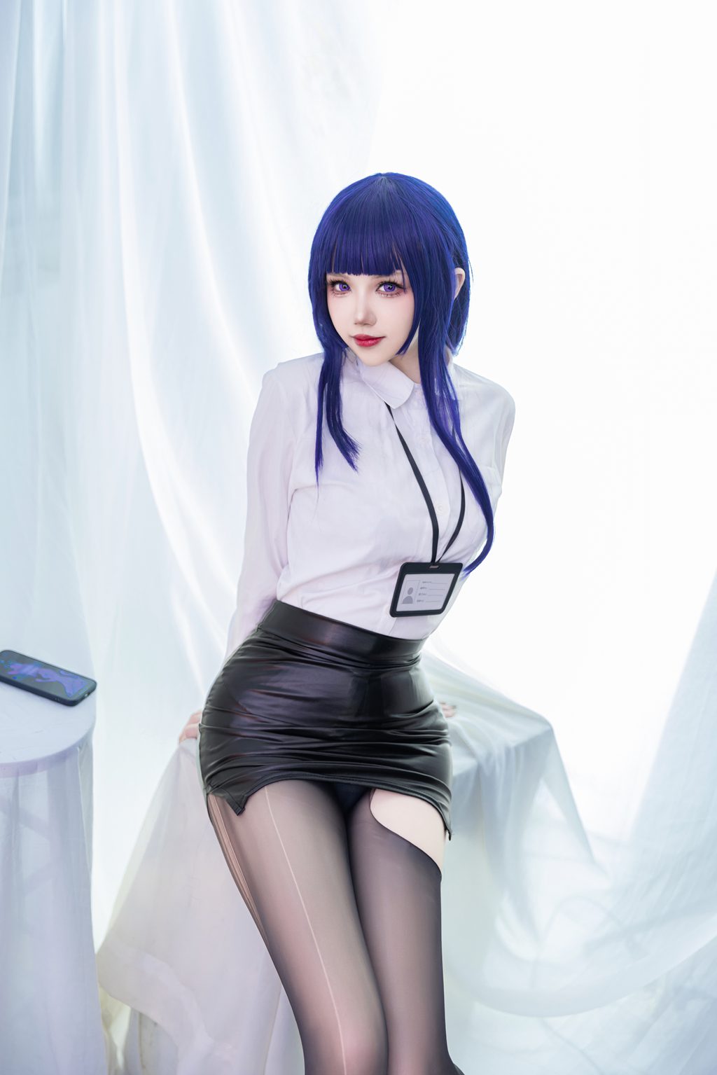 知名动漫博主@雪晴Astra 雷电将军OL [62P/1V/1.40G] 网红写真-第3张