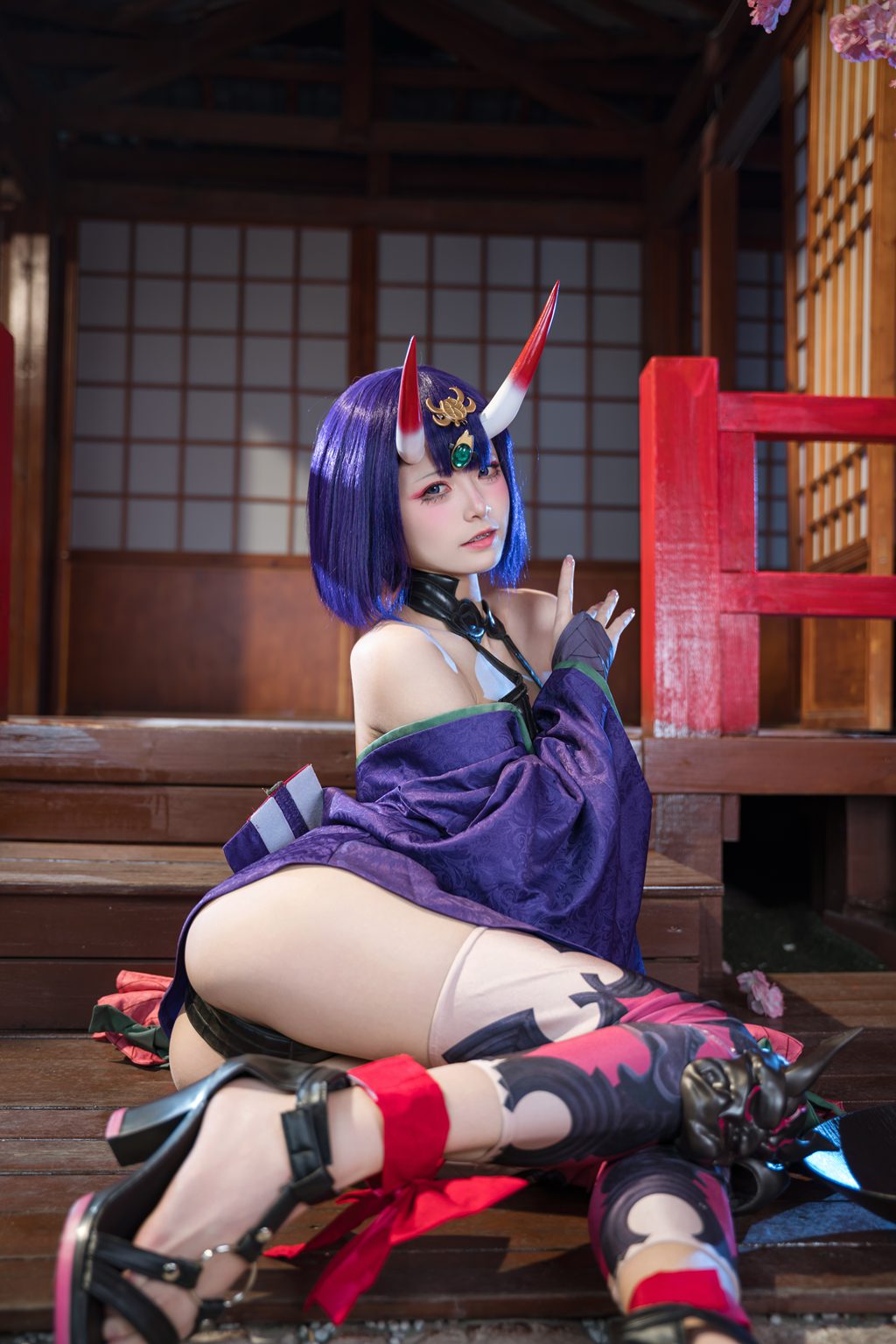 人气Coser@九柒喵 酒吞童子 原皮 (FGO) [91P/700MB] 网红写真-第3张