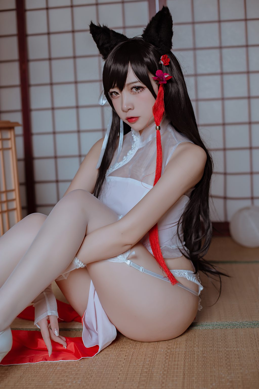 人气Coser动漫博主@二佐Nisa 犬之眷 碧蓝航线 爱宕 旗袍 [18P/146MB] 网红写真-第3张