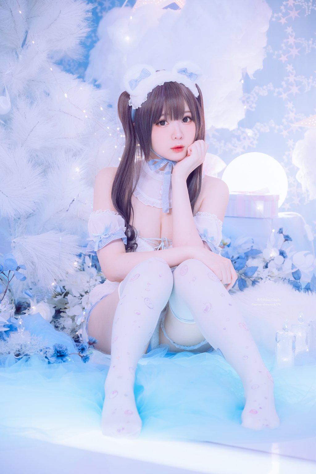 人气Coser@霜月shimo White Bear [16P-384MB] 网红写真-第3张