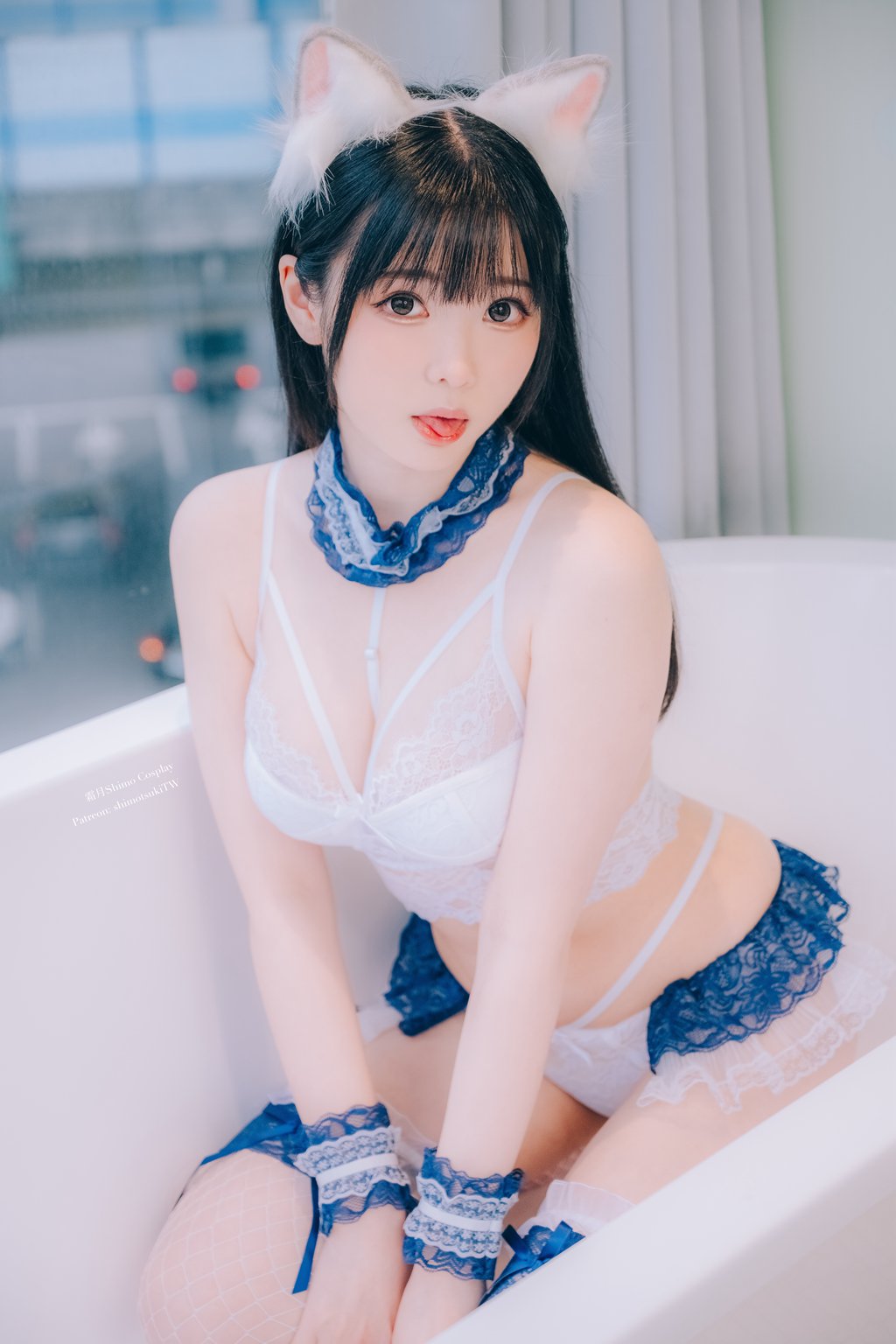 人气Coser@霜月shimo  Lace Lingerie[20P-353M] 网红写真-第3张