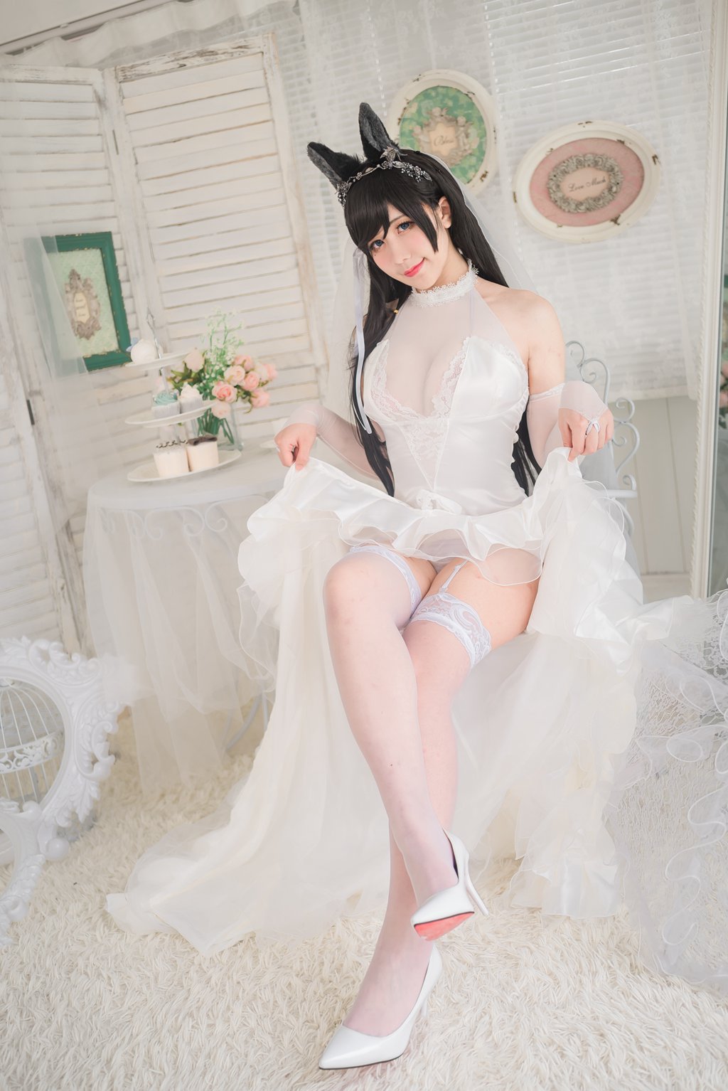 知名动漫博主@九曲Jean 爱宕婚纱 [41P-271MB] 网红写真-第3张