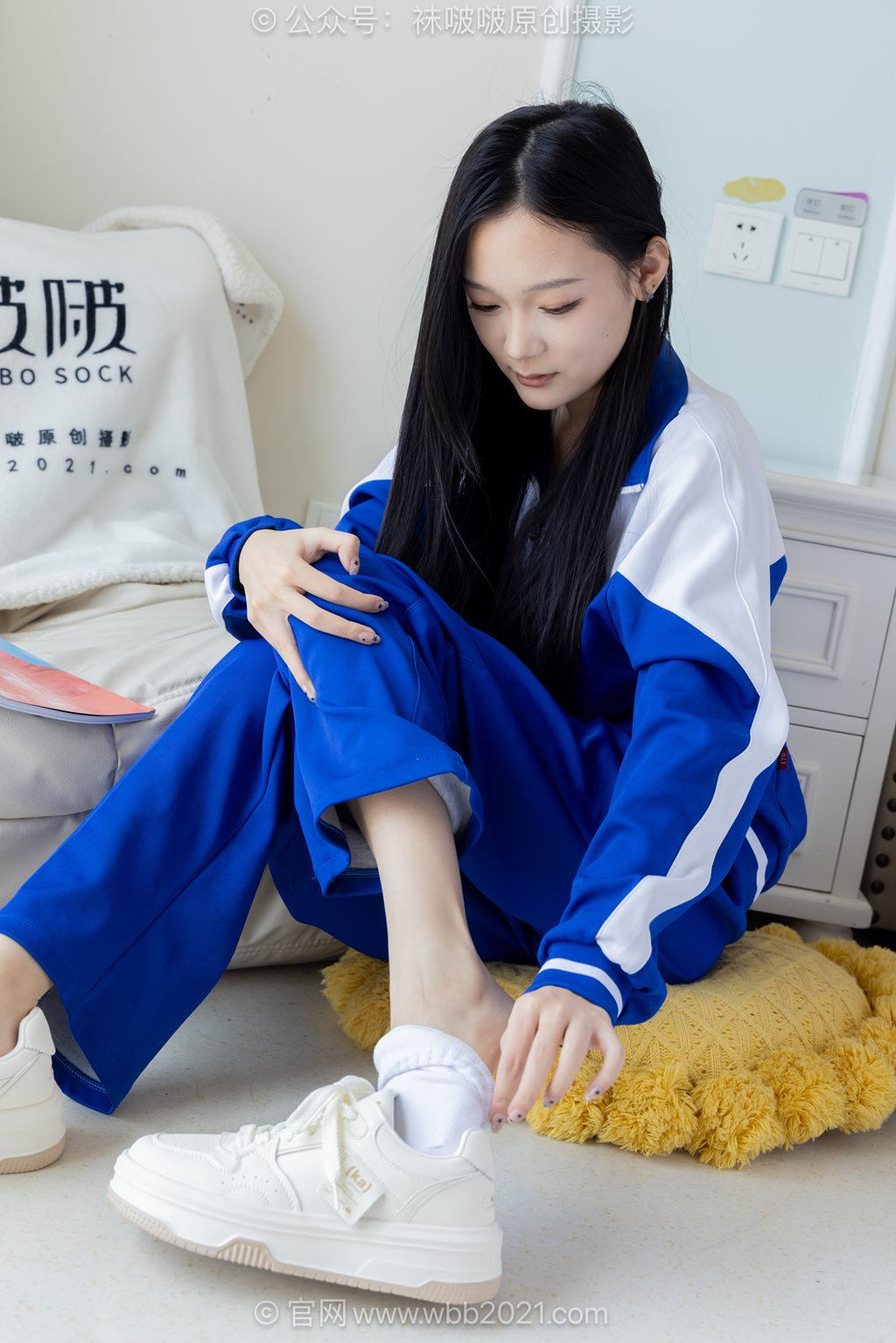[BoBoSocks袜啵啵] NO.625 焦糖-板鞋、纯白棉袜、裸足、校服、半脱袜子 [195P/1V/6.12GB] 年费专享-第2张