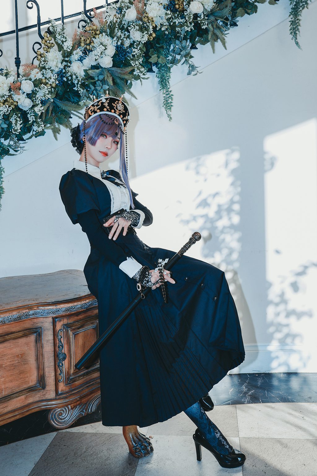 台湾Coser@ElyEE子 2024年10月订阅 (3／3套) Exorcist Witch驅魔魔女 [33P2V56MB] 网红写真-第2张