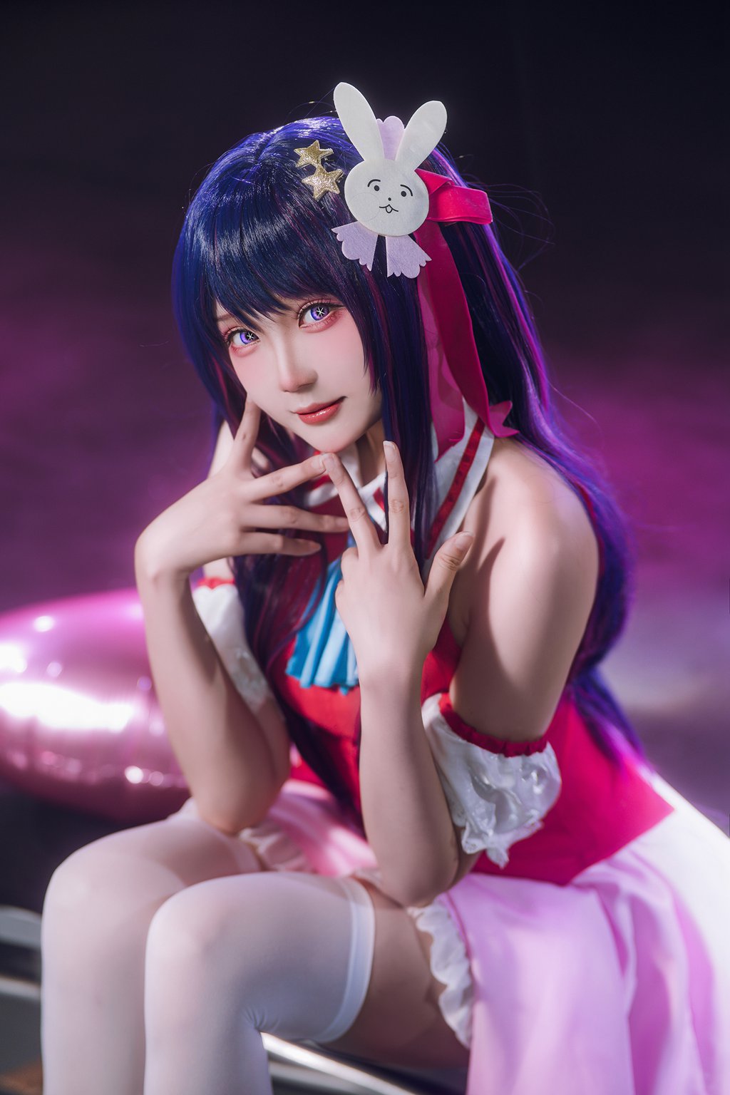 动漫Coser@瓜希酱 我推的孩子 星野爱[18P-39M] 网红写真-第2张