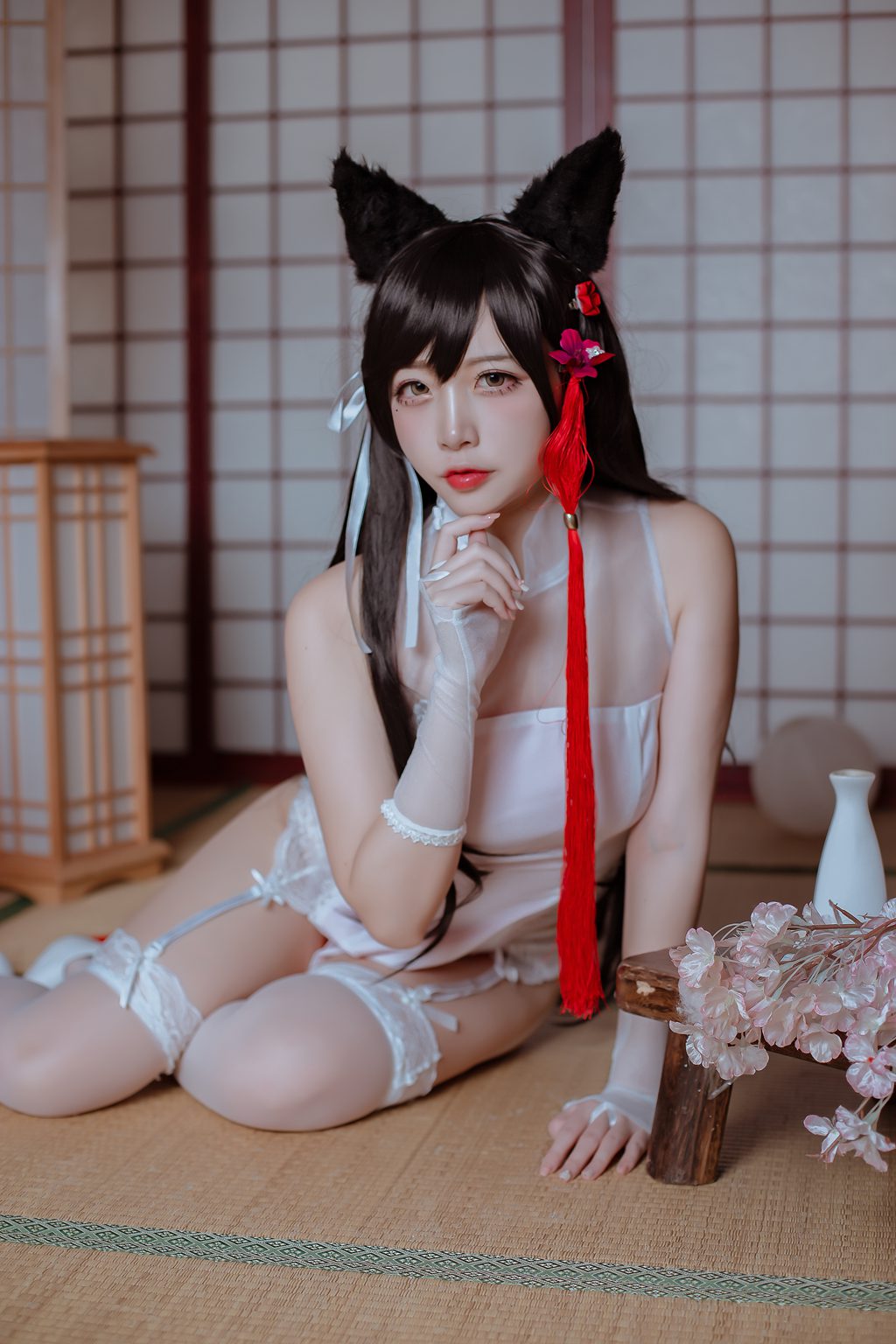 人气Coser动漫博主@二佐Nisa 犬之眷 碧蓝航线 爱宕 旗袍 [18P/146MB] 网红写真-第2张