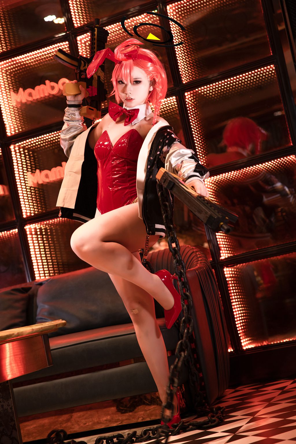 动漫博主@G44不会受伤 碧蓝档案-美甘尼禄[40P-616M] 网红写真-第2张
