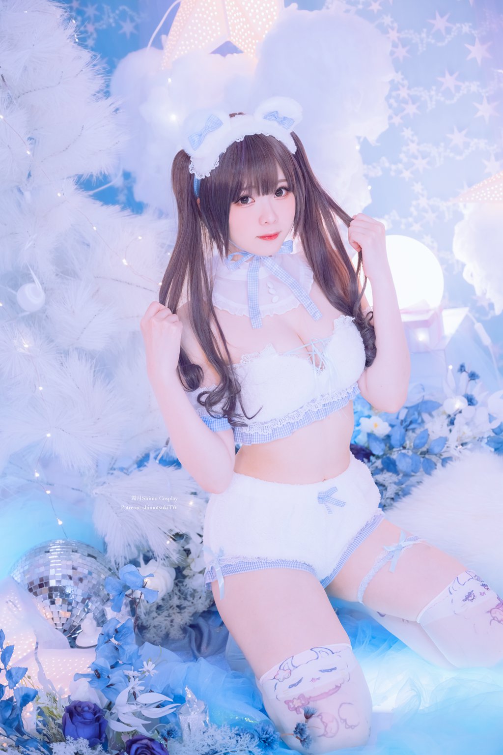 人气Coser@霜月shimo White Bear [16P-384MB] 网红写真-第2张