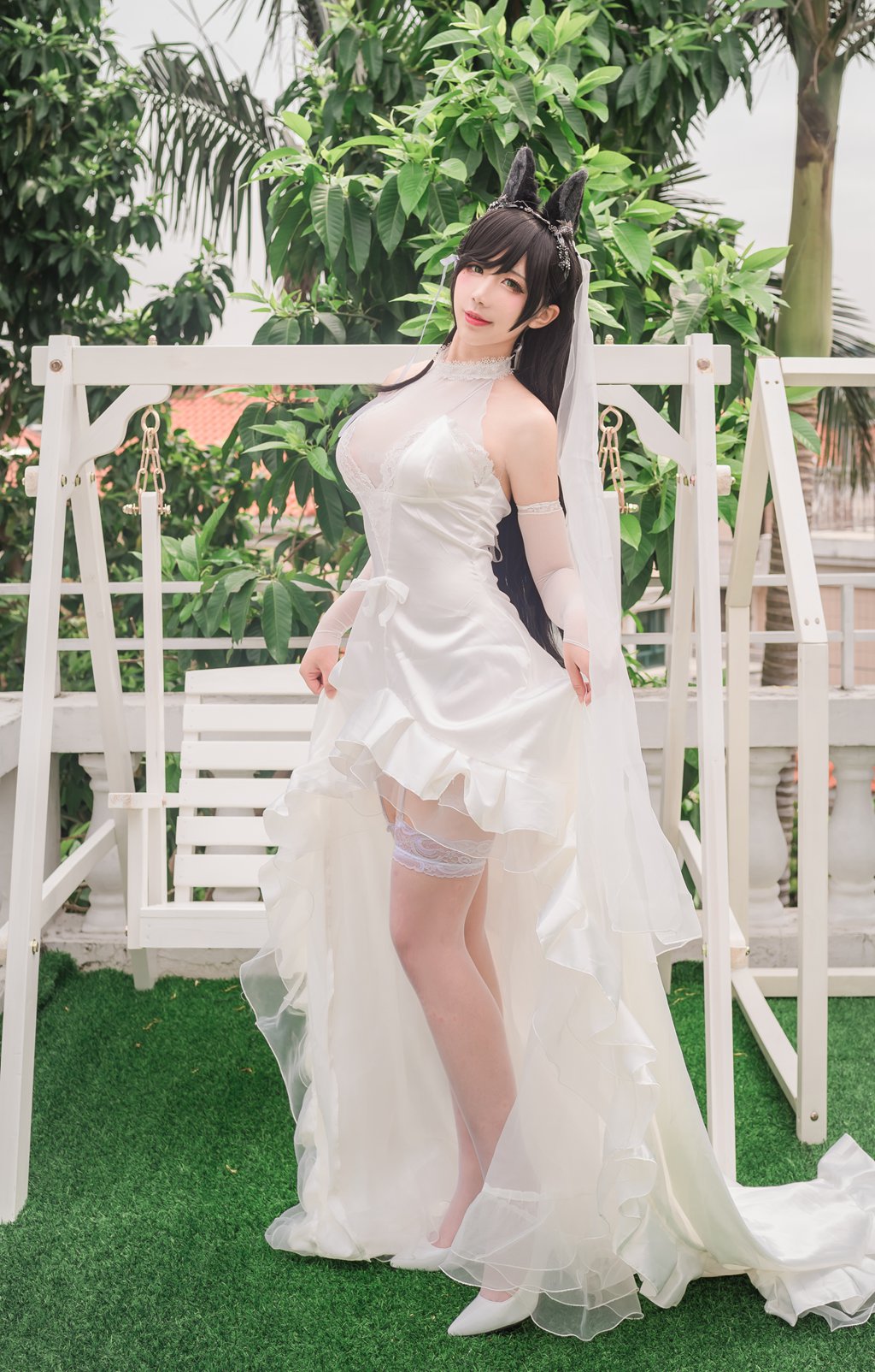 知名动漫博主@九曲Jean 爱宕婚纱 [41P-271MB] 网红写真-第2张