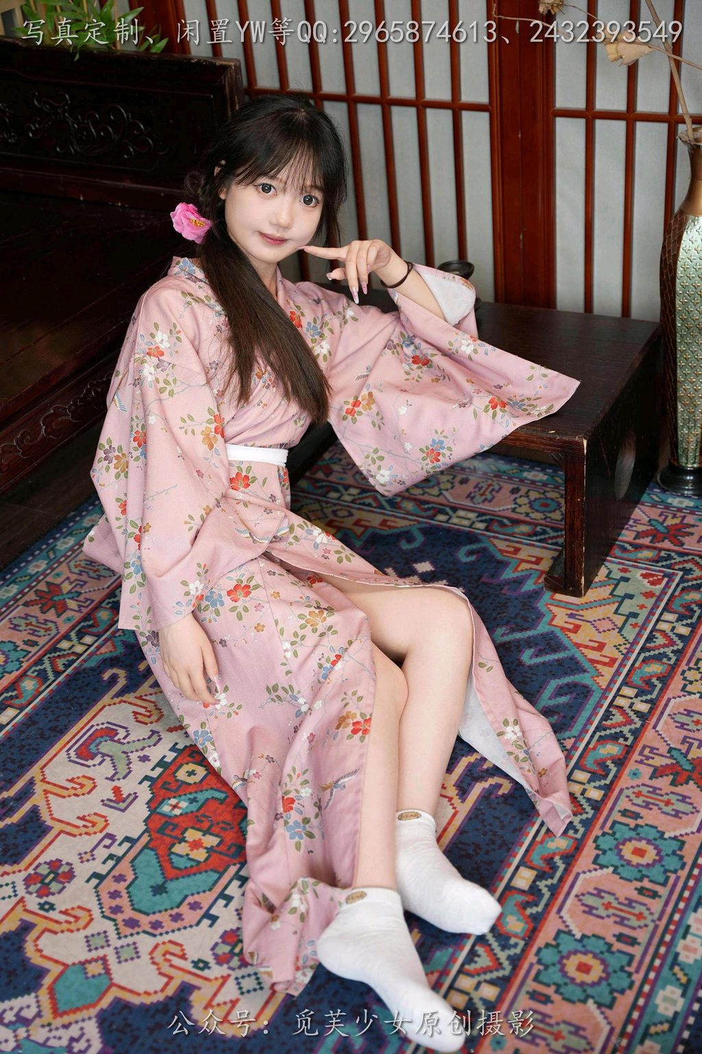[觅芙少女]NO.251 贝贝——和服少交写复拍摄指南[240P/1V/1.85GB] 年费专享-第2张