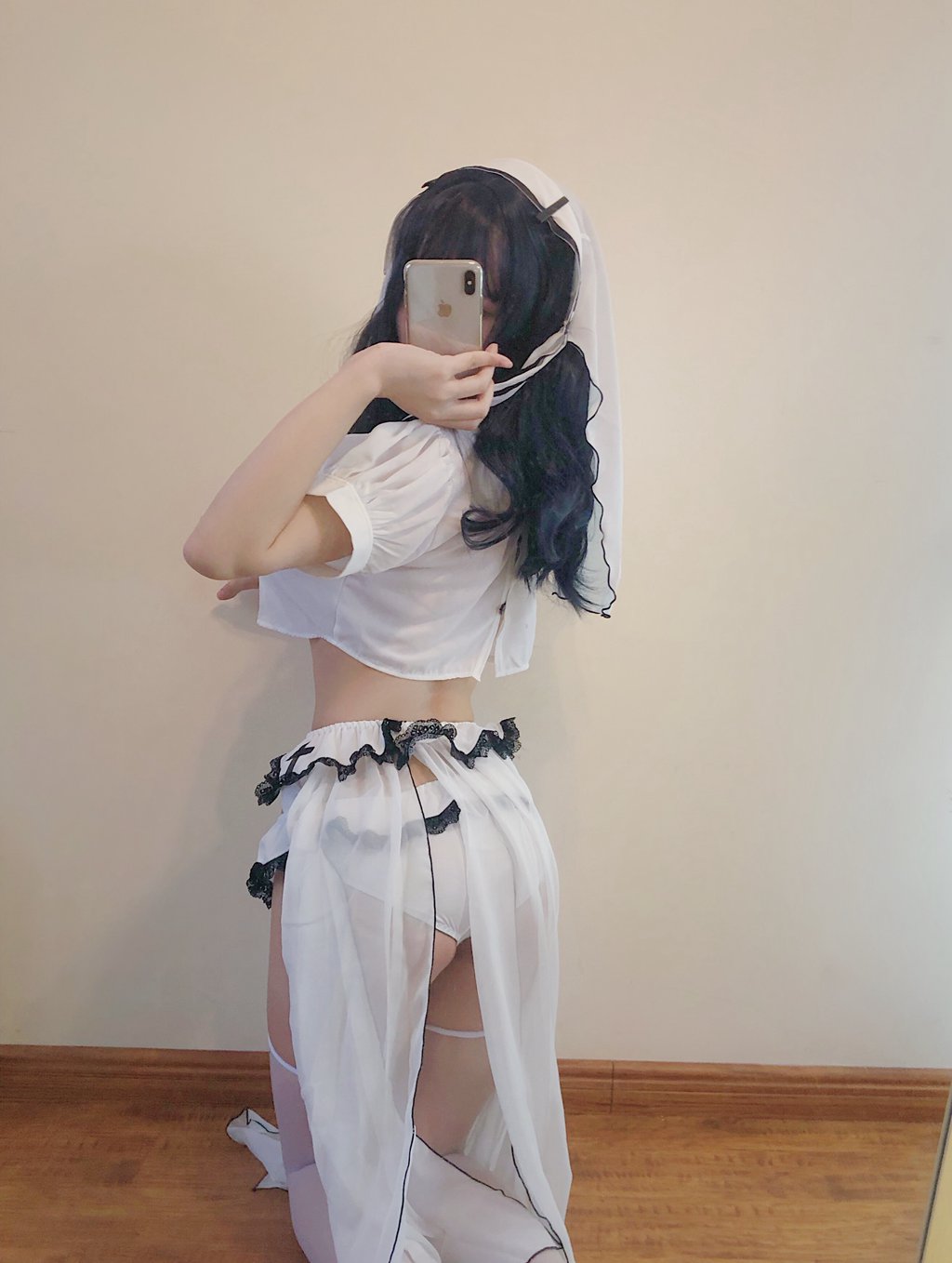 人气Coser@小仓千代 白色修女服自拍 [53P／77MB] 网红写真-第1张
