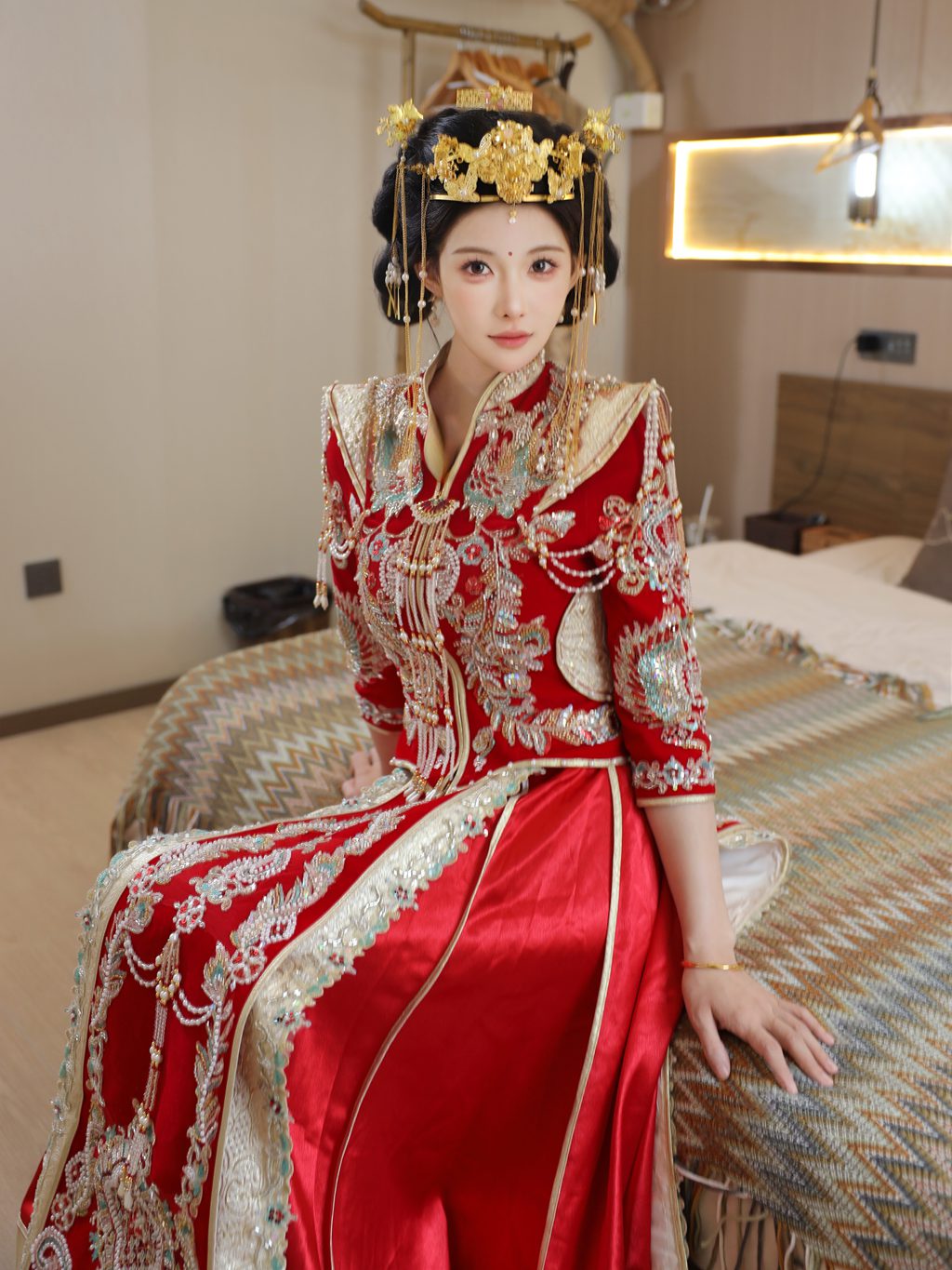 秀人模特@梨霜-内购无水印-新娘子[113P／505MB] 年费专享-第1张