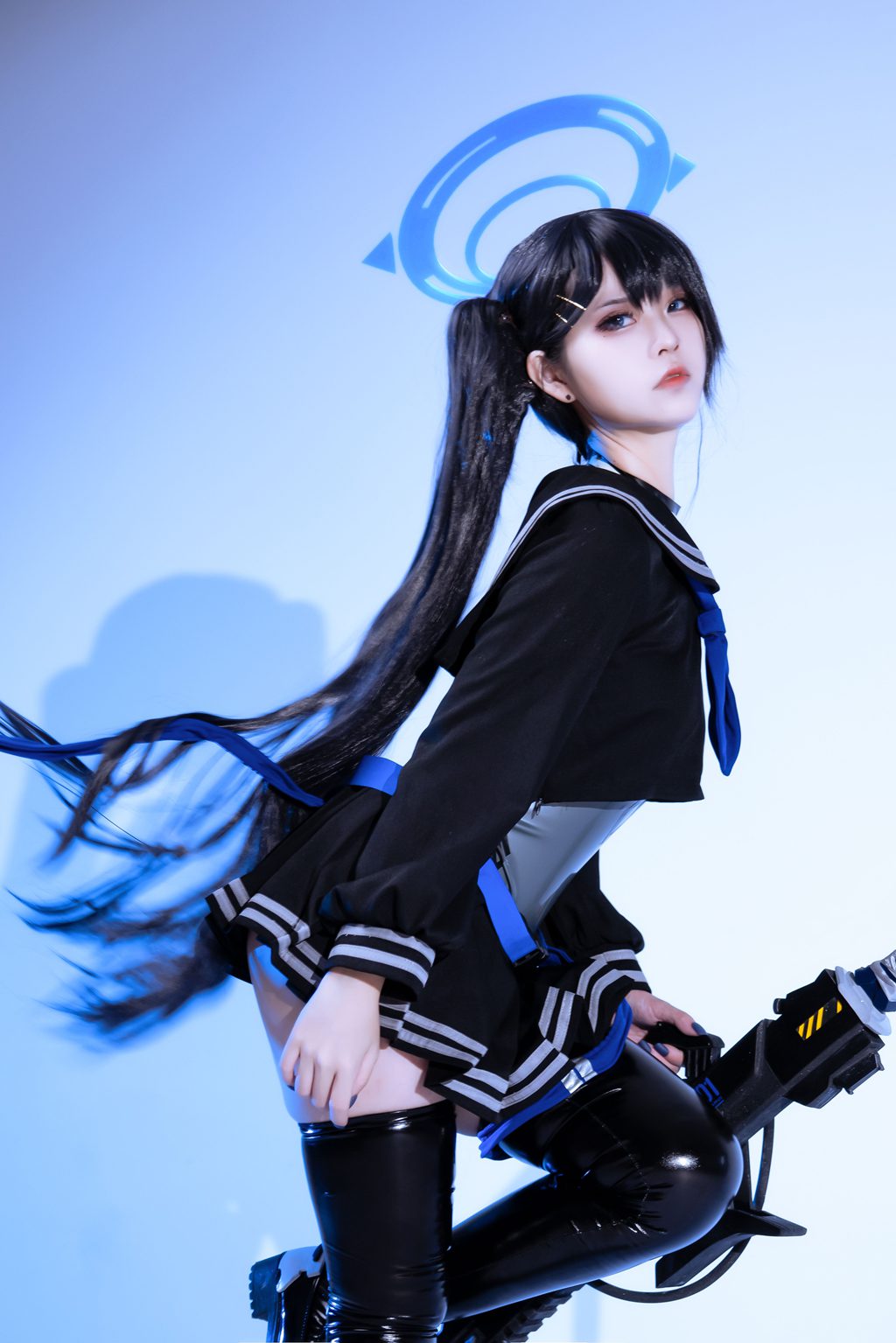 动漫博主@G44不会受伤  碧蓝档案-猫塚响[30P-324M] 网红写真-第1张