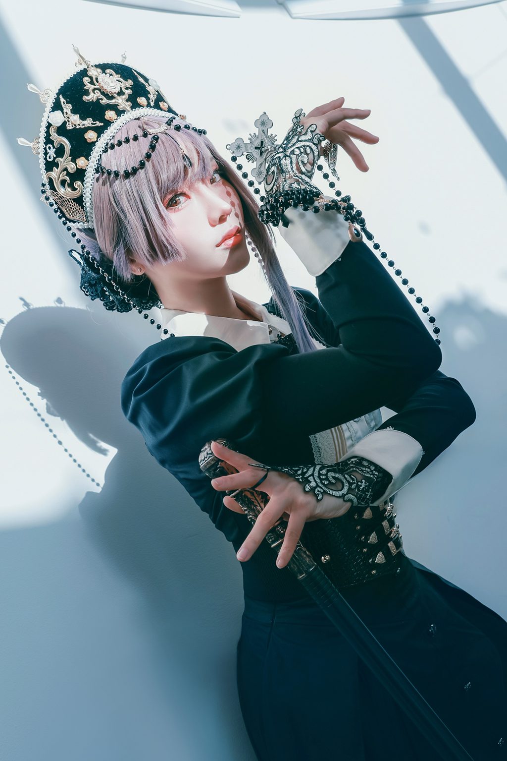 台湾Coser@ElyEE子 2024年10月订阅 (3／3套) Exorcist Witch驅魔魔女 [33P2V56MB] 网红写真-第1张