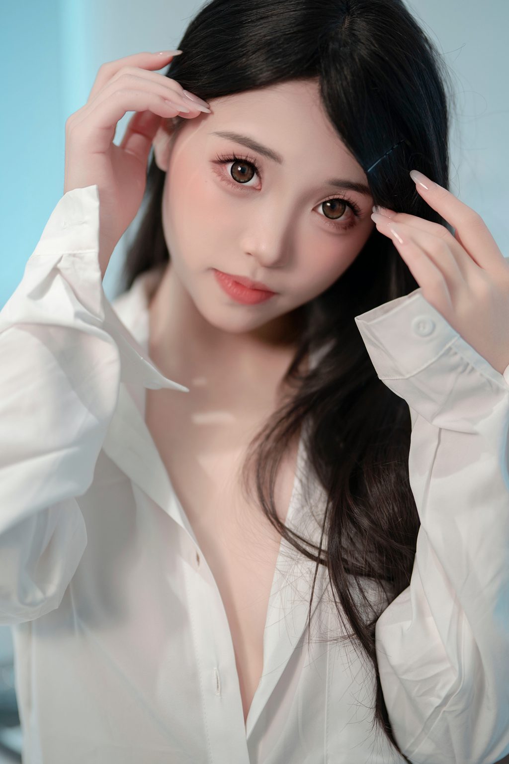 动漫博主@Bangni邦尼 男友衬衫[99P-714M] 网红写真-第1张