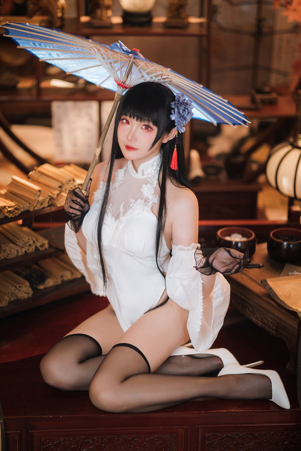 动漫Coser@瓜希酱 逸仙改[20P-55M] 网红写真-第1张