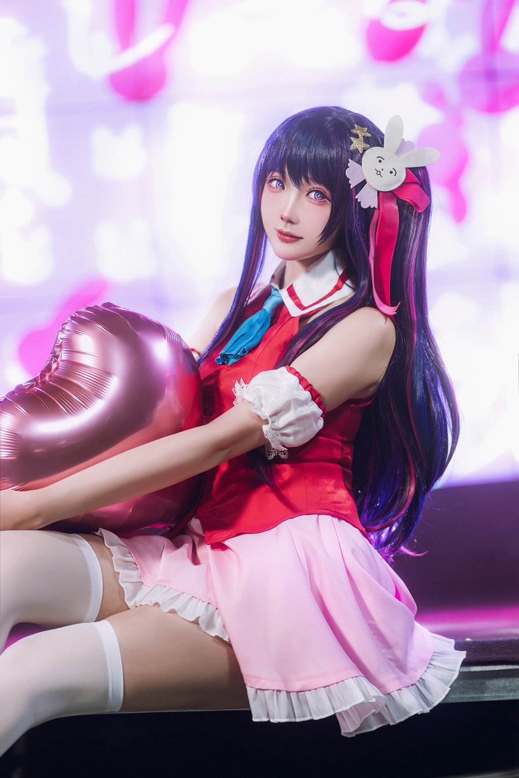 动漫Coser@瓜希酱 我推的孩子 星野爱[18P-39M] 网红写真-第1张