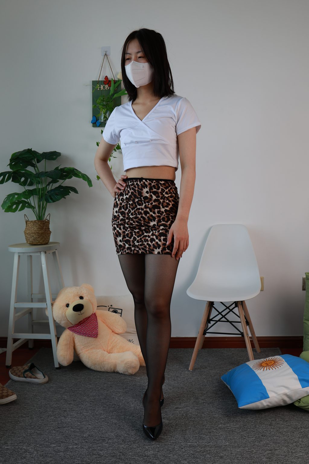 三禾摄影 NO.071 豹纹短裙 嘿丝 高跟 [282P/2V/5.47GB] 三禾摄影-第1张