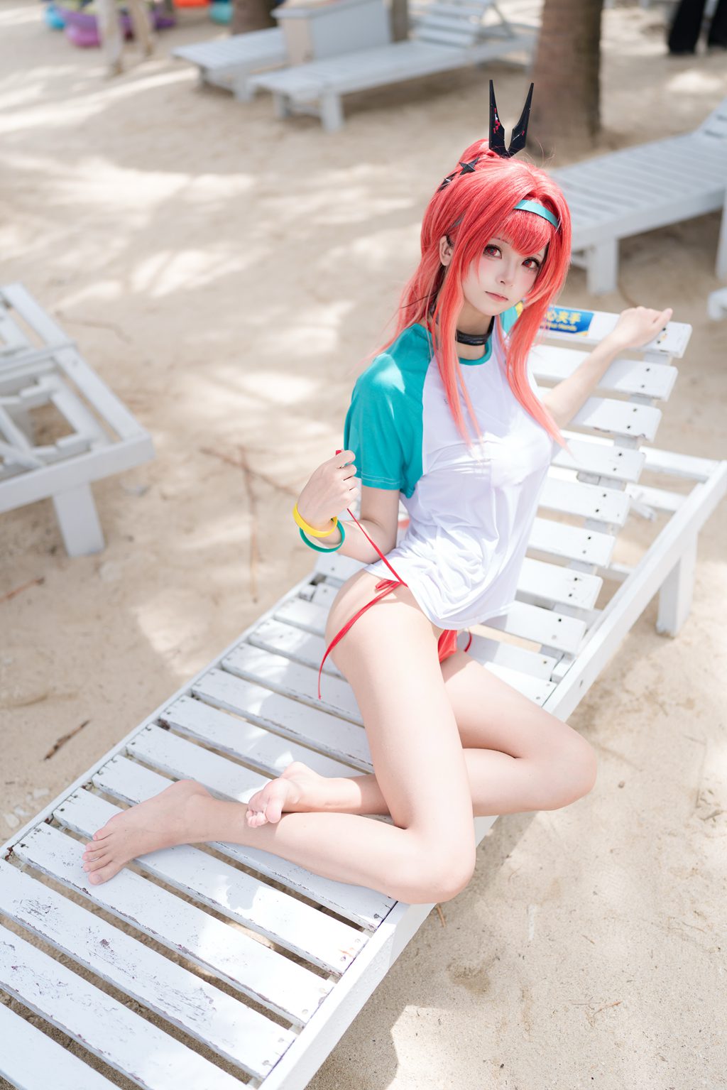 人气Coser@九柒喵 Nikke 拉毗泳装 [11P/348MB] 网红写真-第1张