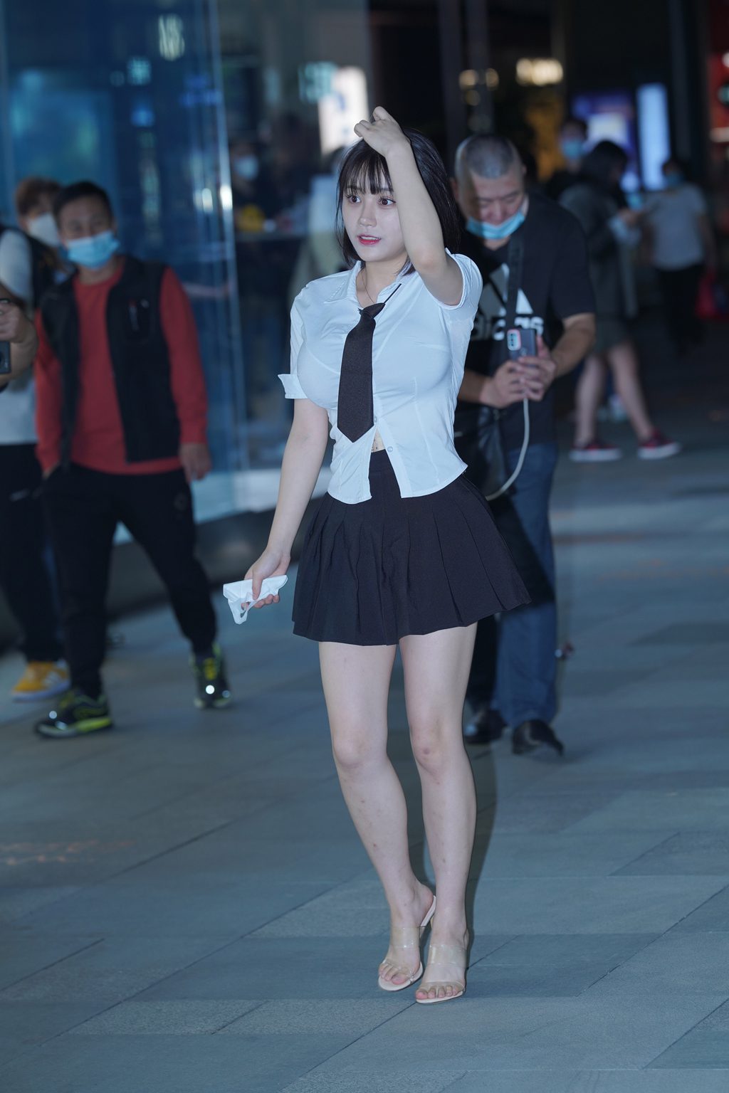 魔镜街拍 NO.348-精选街拍-JK百褶裙[203P/560MB] 其它写真-第1张