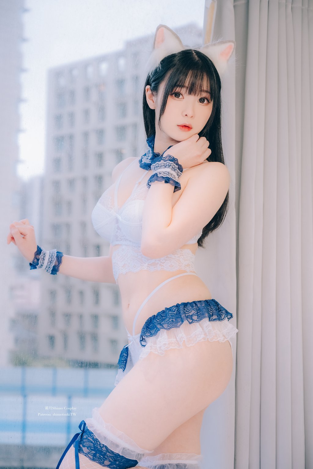 人气Coser@霜月shimo  Lace Lingerie[20P-353M] 网红写真-第1张