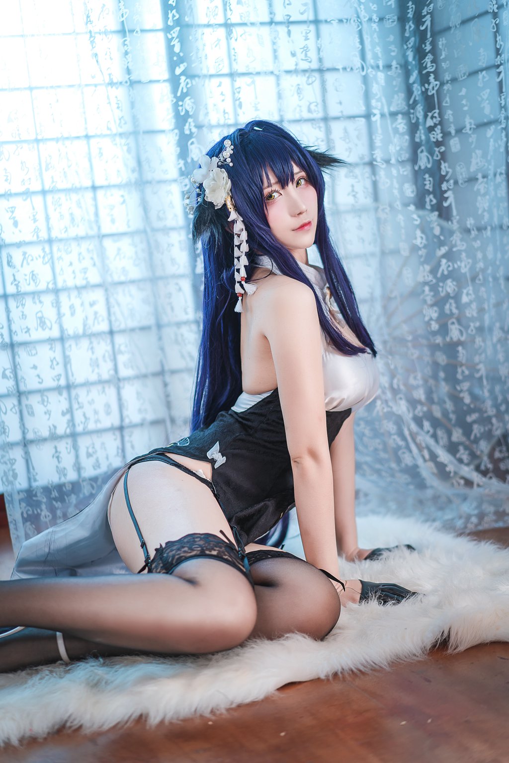 知名动漫博主@九曲Jean 吾妻旗袍 [28P-374MB] 网红写真-第1张