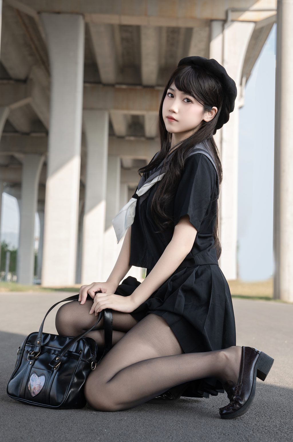 动漫博主@不呆猫 放课后野外JK [101P-1.73GB] 网红写真-第4张