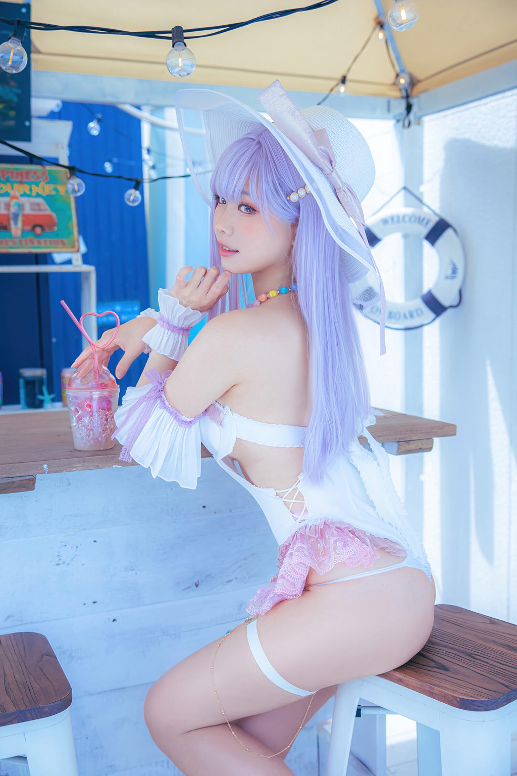 台湾Coser@ElyEE子 2025年05月订阅 Plymouth Swimsuit [28P219MB] 网红写真-第4张