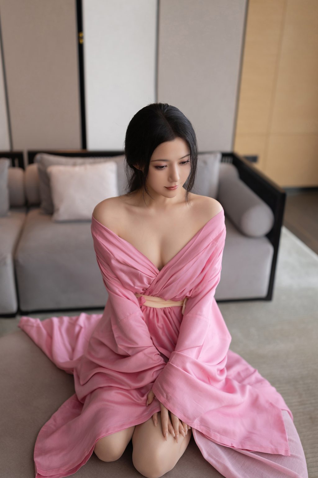 秀人内购@鱼子酱Fish – 内购系列 月影纱[120P/1.26GB] 其它写真-第4张