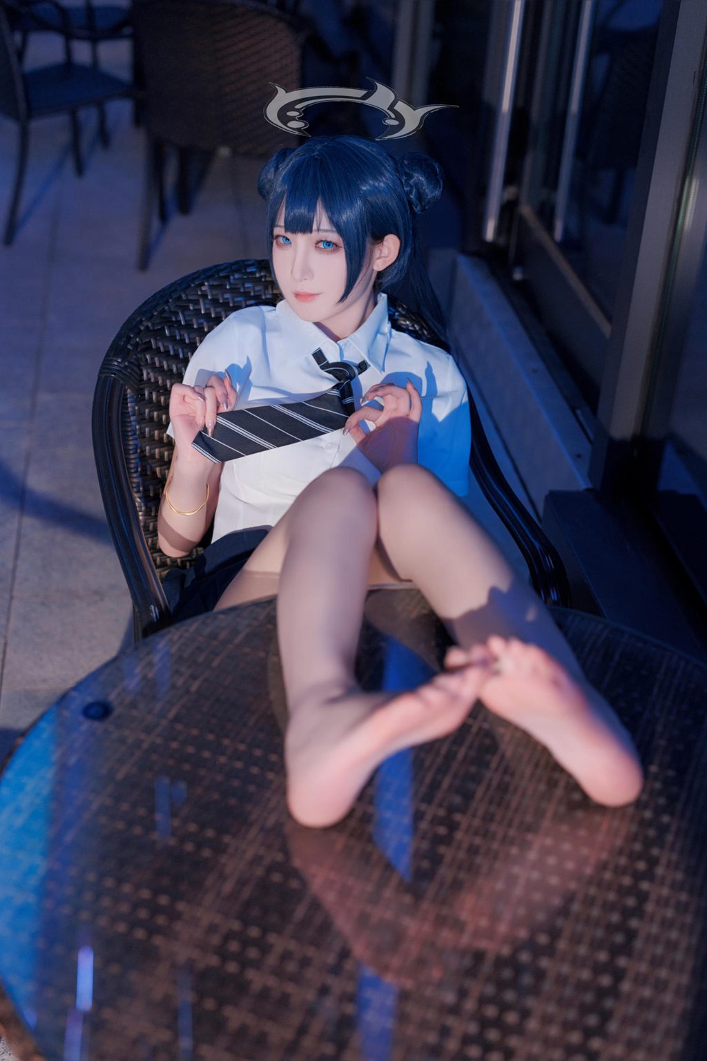 动漫博主@封疆疆 碧蓝档案 妃咲JK [33P-469MB] 网红写真-第4张