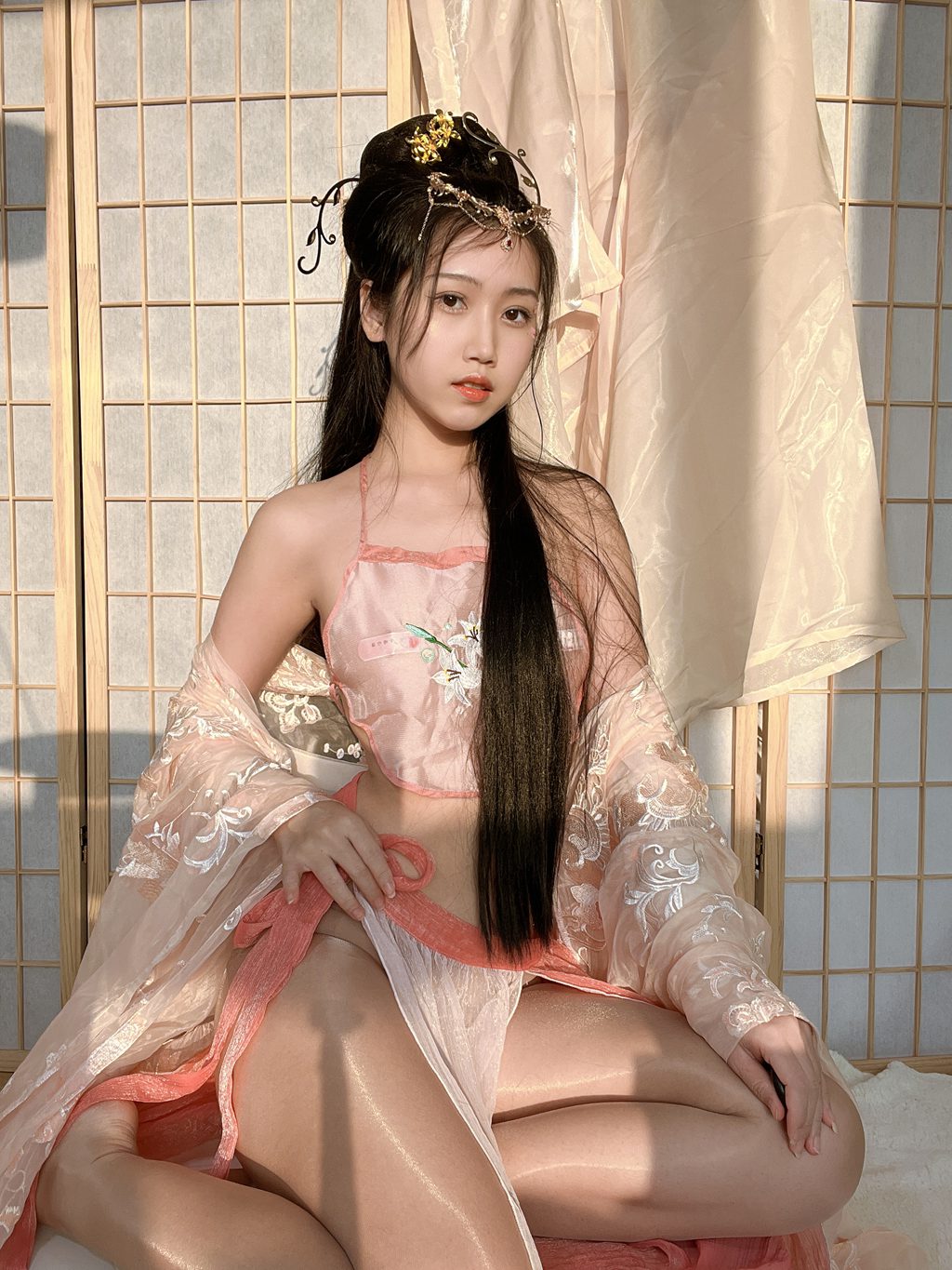 动漫博主@不呆猫 宫廷仕女[56P-1V-574MB] 网红写真-第4张