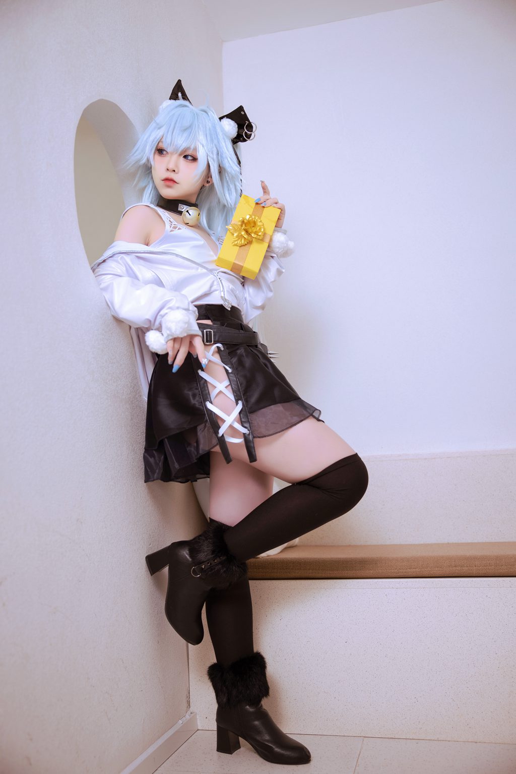 动漫博主@G44不会受伤 芙洛伦白情[20P-241M] 网红写真-第4张