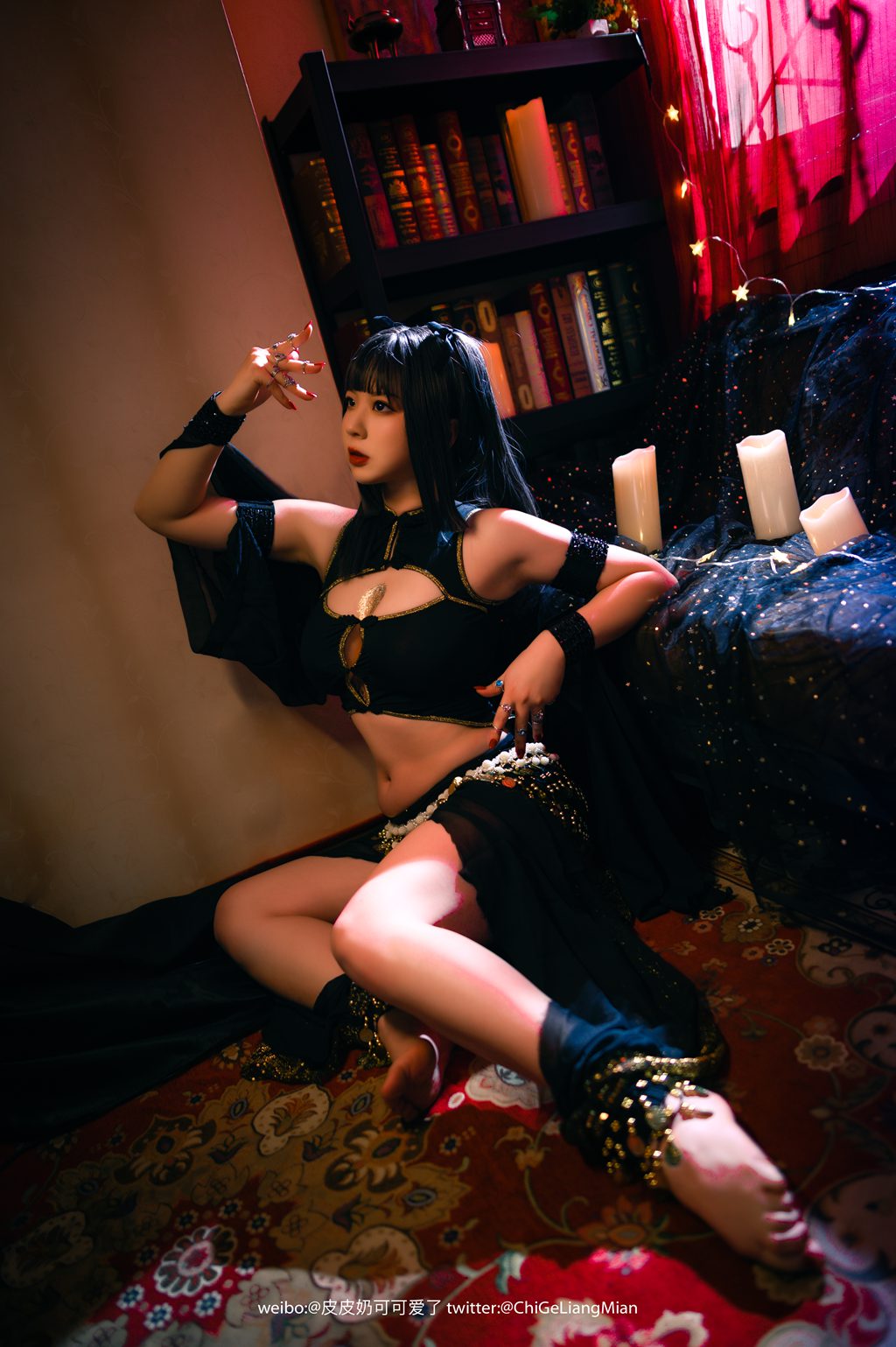 微博人气博主@皮皮奶可可爱了-舞娘 [50P-444MB] 网红写真-第4张