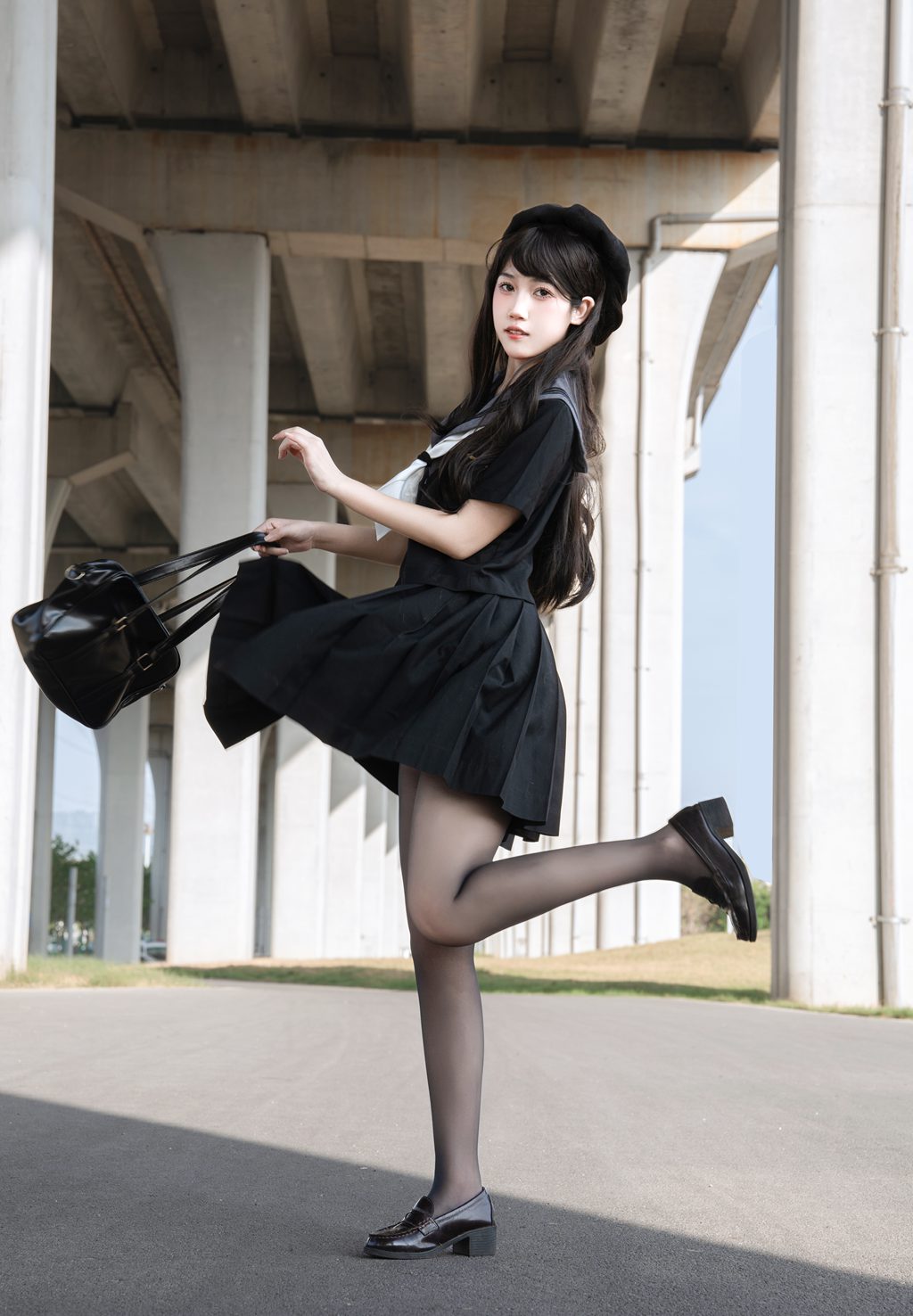 动漫博主@不呆猫 放课后野外JK [101P-1.73GB] 网红写真-第3张